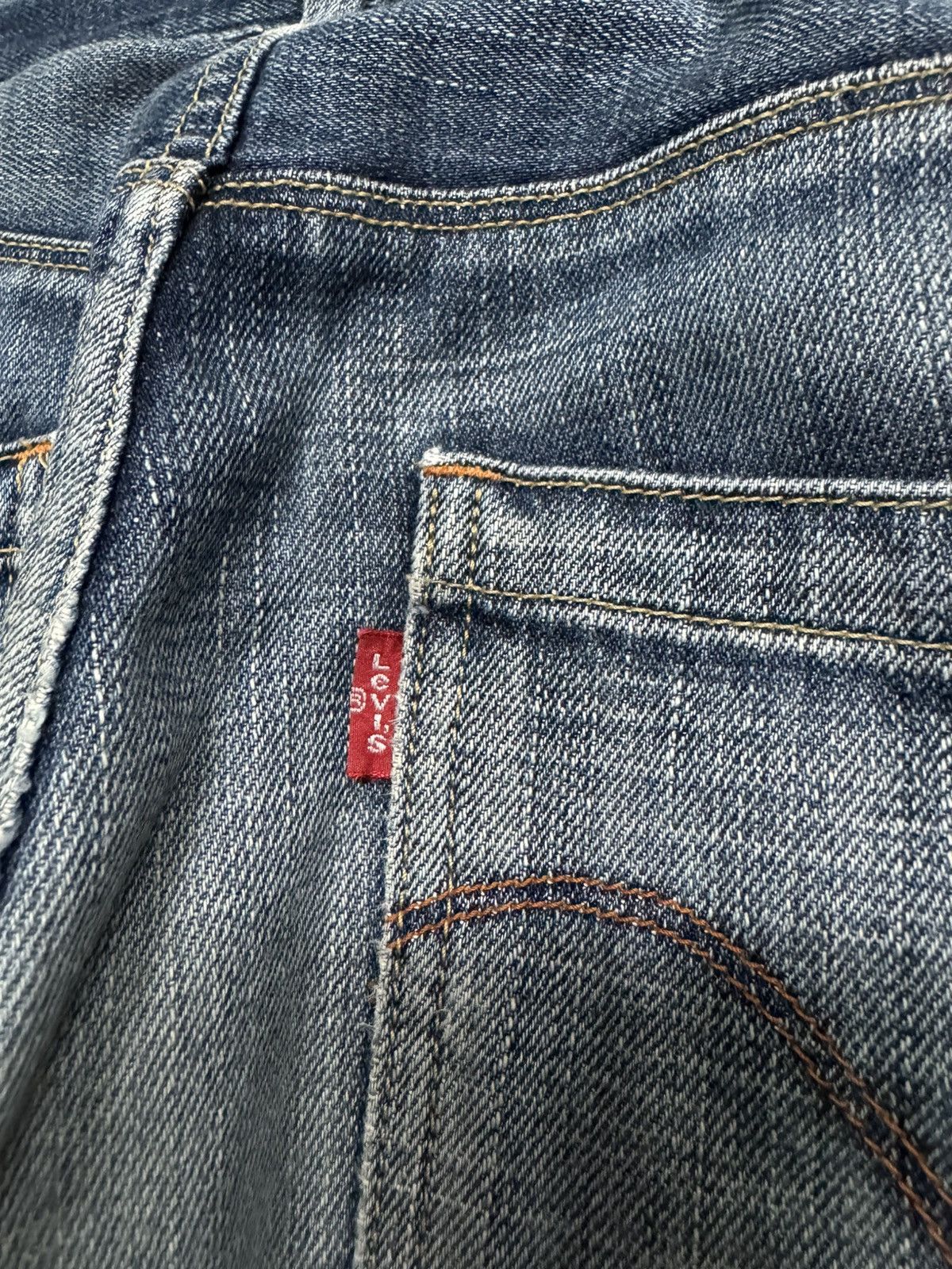 Levi's 💥Grunge💥Vintage 90s Levi's Lot552 Thrashed Distressed Insane Size US 33 - 16 Thumbnail