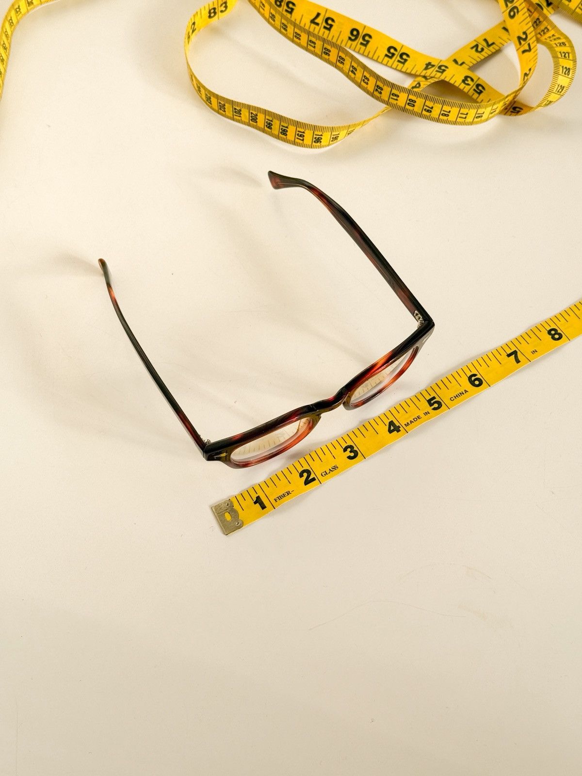 Vintage Vintage Amber Tortoise Eyeglasses Tart Arnel Style 44-22 5¾ Size 44 - 21 Thumbnail