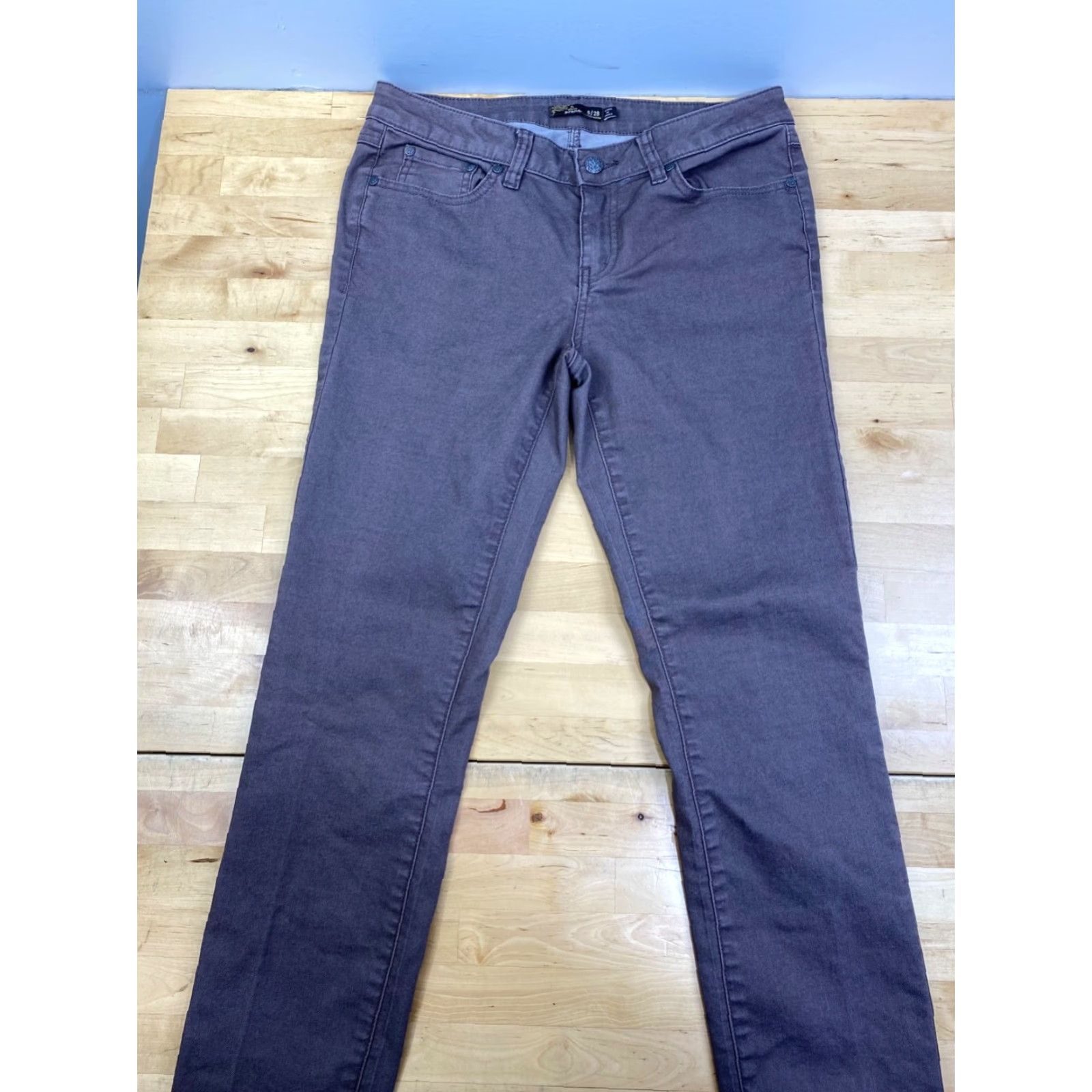 Prana prAna Kayla Jeans Womens 6 Regular 28in Inseam Brown Skinny Stretch Pockets Casual Denim Jeans 10319 Size 28" / US 6 / IT 42 - 2 Thumbnail