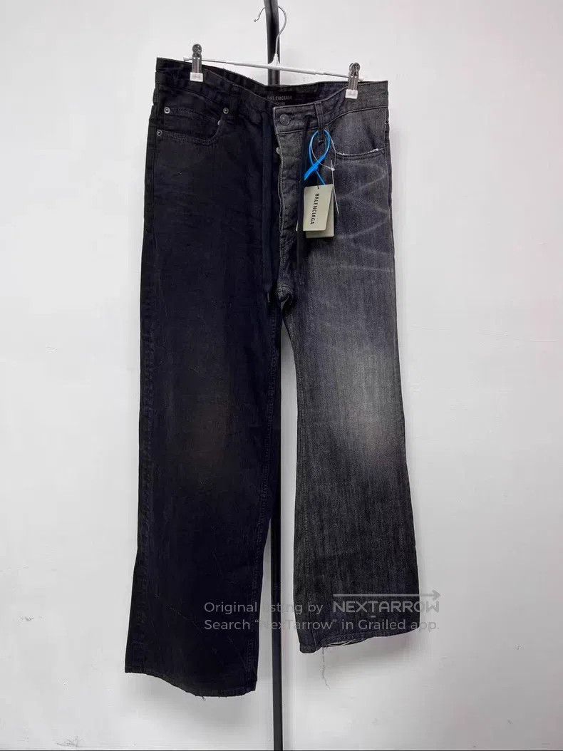 Balenciaga Balenciaga size S Patchwork Button Side Pocket Jeans Size US 27 - 1 Thumbnail