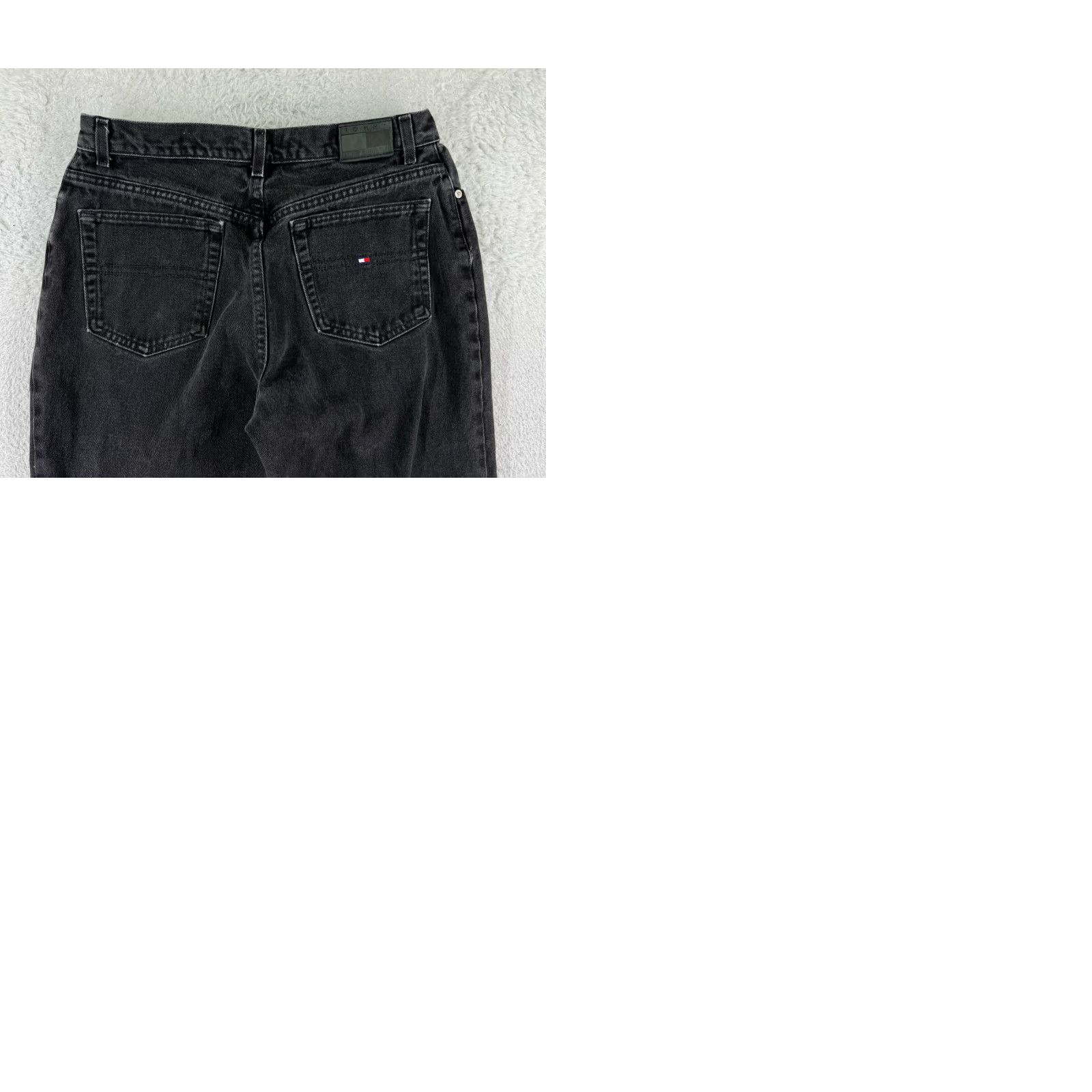 Tommy Hilfiger VINTAGE Tommy Hilfiger Jeans Women 12 Black Denim Straight Leg Cotton Blend Jeans Women 12 Black Denim Straight Leg Tommy Hilfiger vintage Size 34" / US 12 / IT 48 - 10 Thumbnail