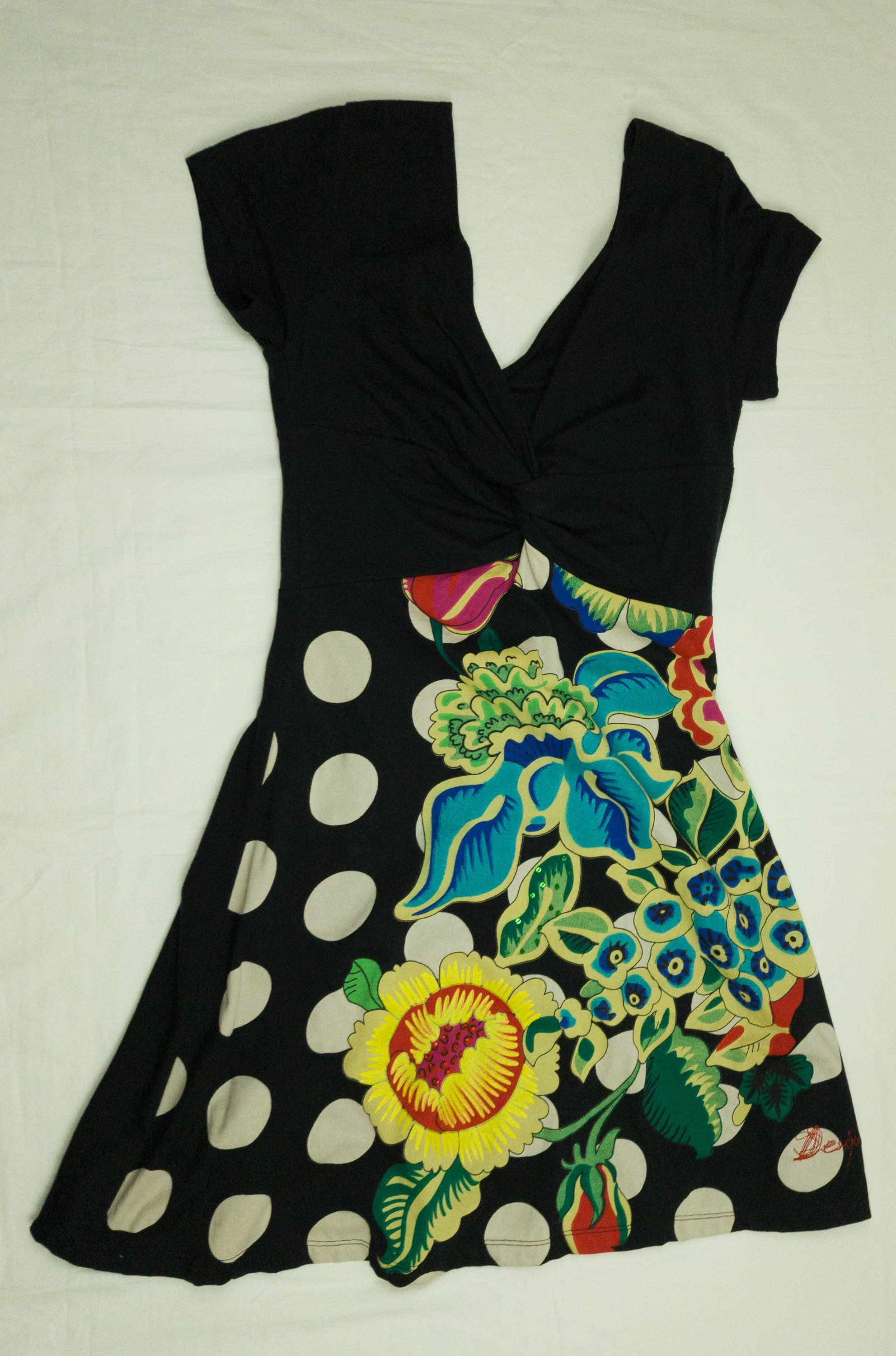 Desigual Desigual womens dress cotton size M Size M / US 6-8 / IT 42-44 - 3 Thumbnail