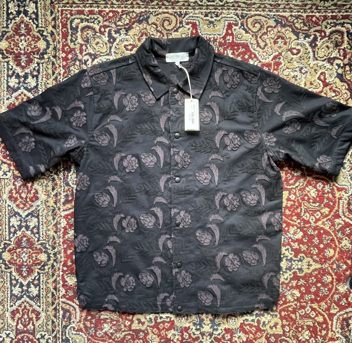 Kith Chain-Stitched Woodpoint Shirt - Black Size US M / EU 48-50 / 2 - 1 Thumbnail
