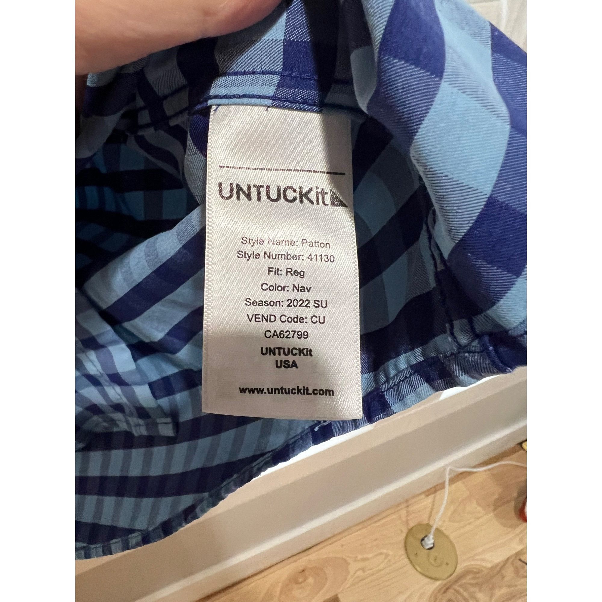 UNTUCKit Untuckit Shirt Sleeve Button Up Shirt - Size XXXL Size US XXL / EU 58 / 5 - 3 Thumbnail