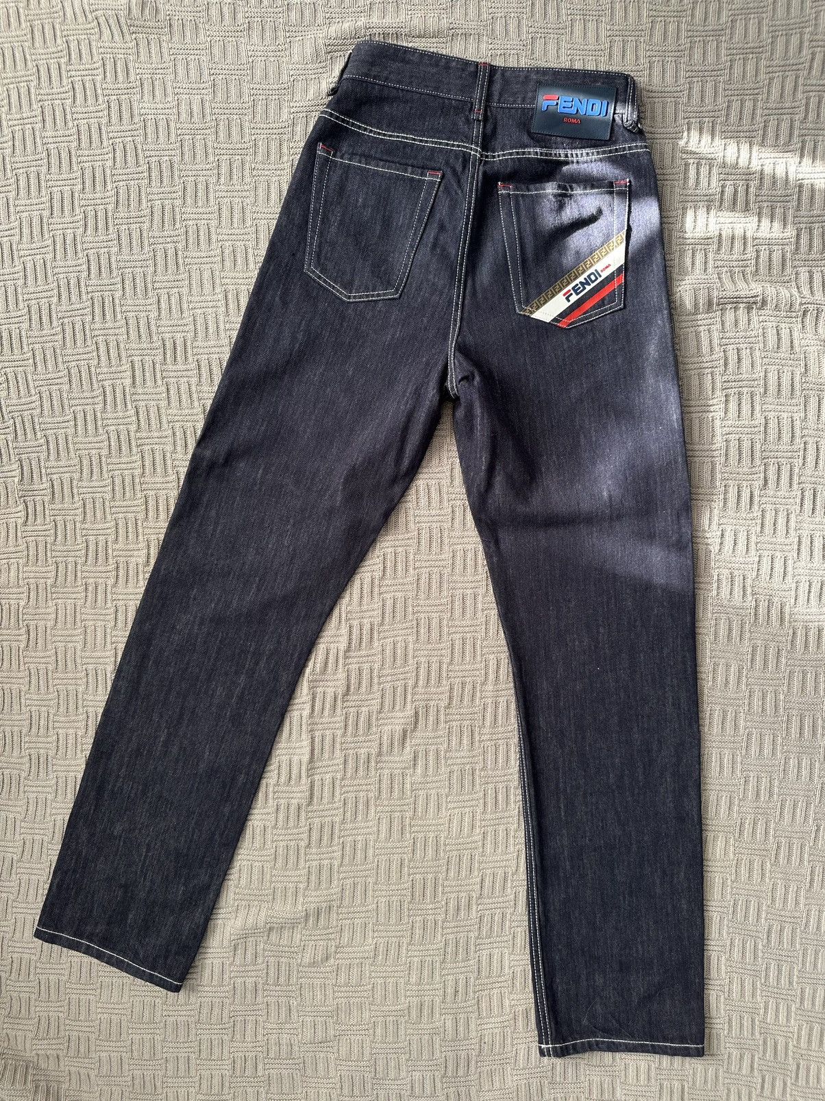 Fendi Fendi × FILA Raw Denim Size US 28 / EU 44 - 1 Thumbnail