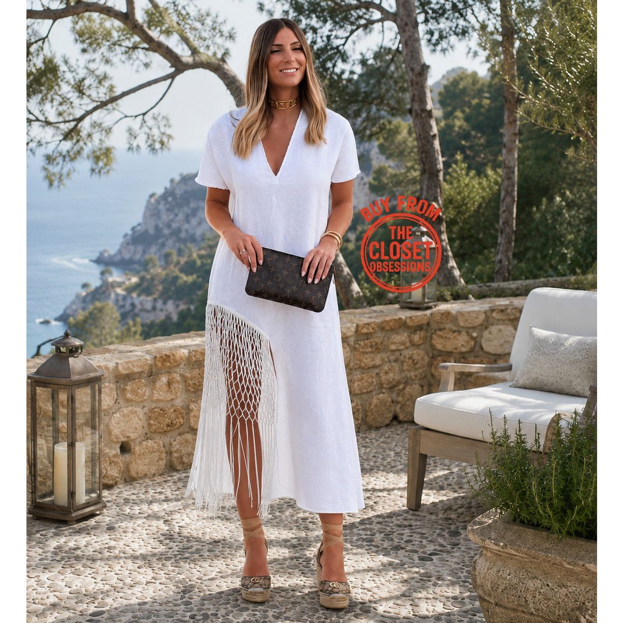 zara midi dress white DRAPED MIDI DRESS - White