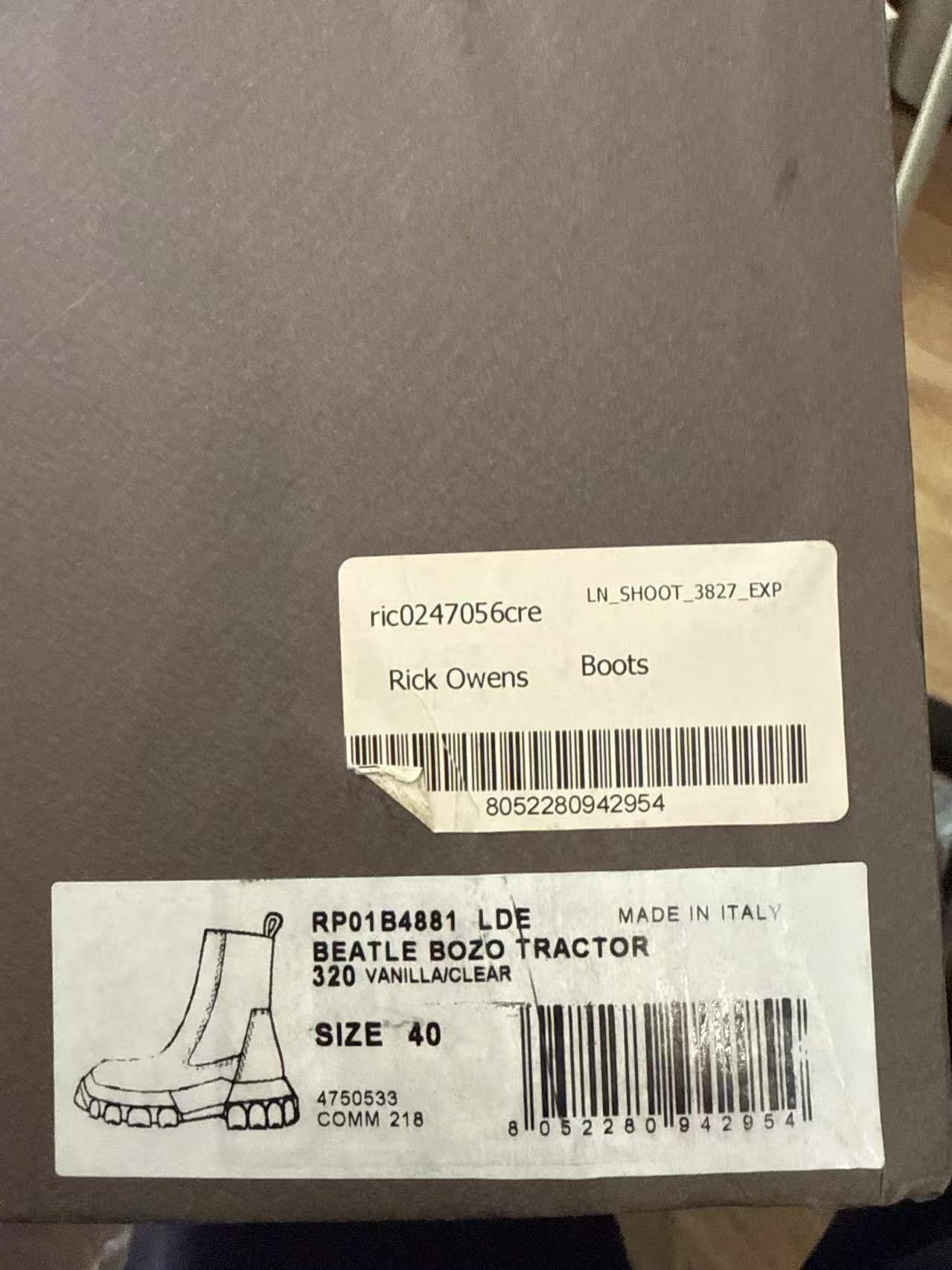 Rick Owens rick owens bozo tractor Size US 7 / EU 40 - 10 Thumbnail