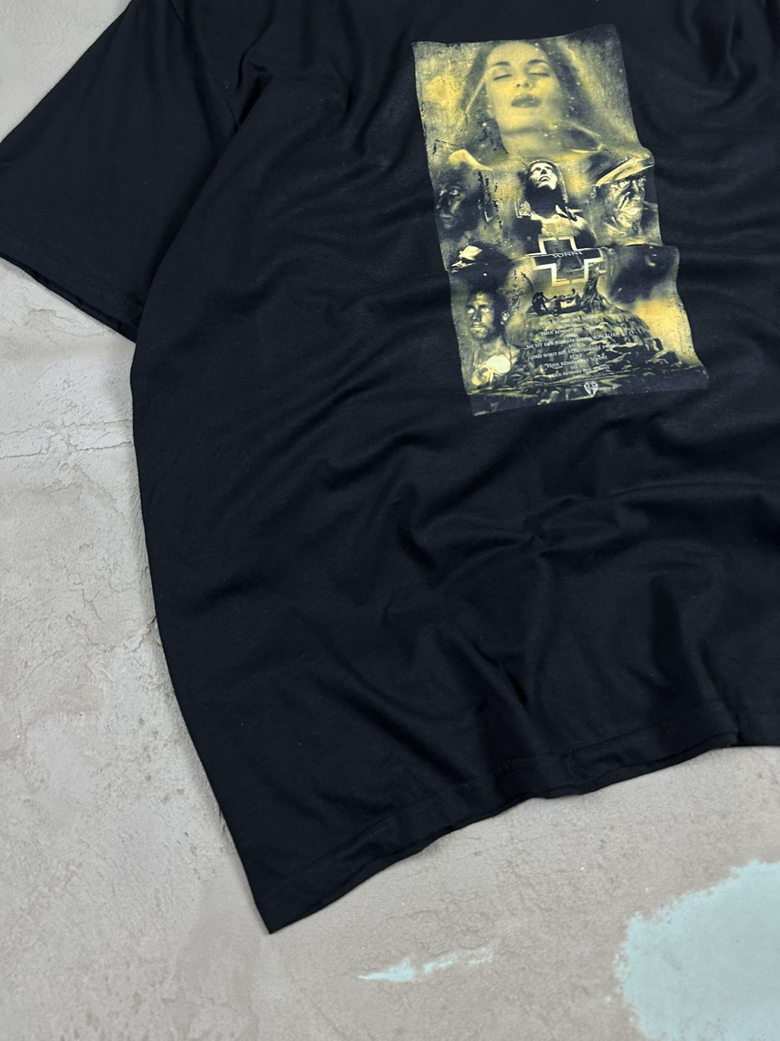 Band Tees × Vintage Vintage Rammstein Sonne Rock Band T-shirt Size US XL / EU 56 / 4 - 5 Thumbnail