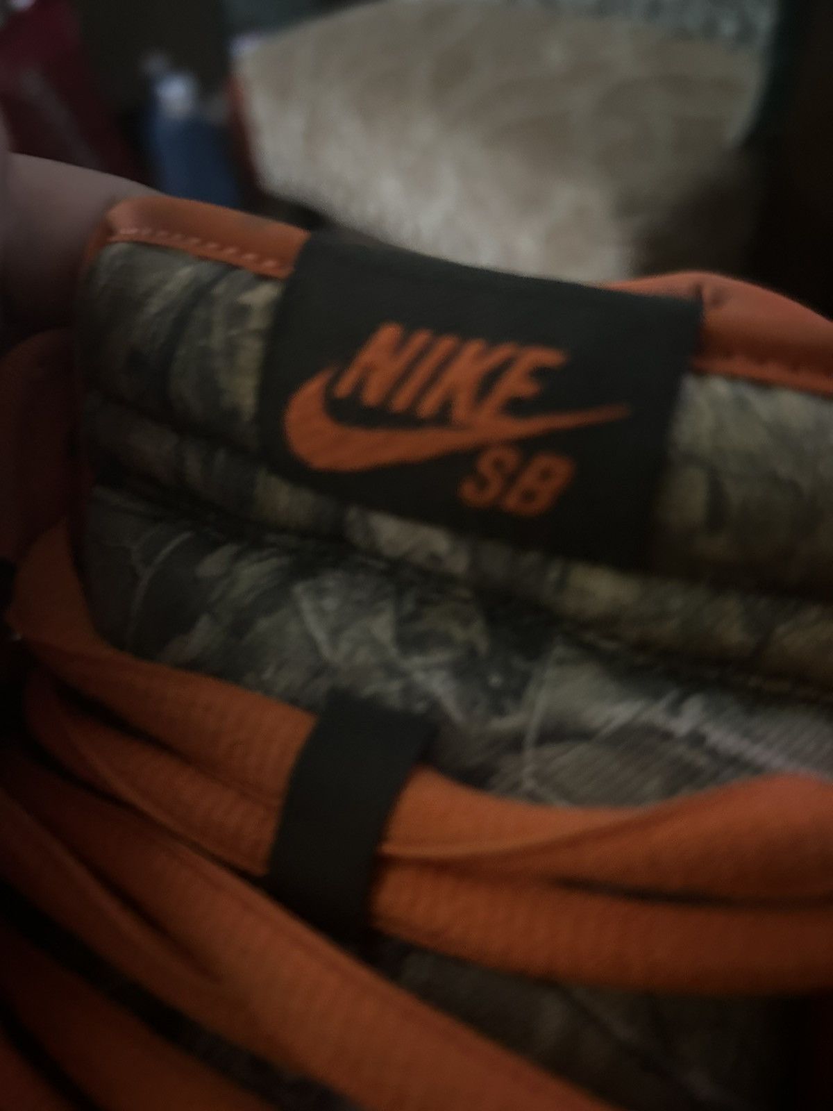 Nike SB Size 9 - Nike SB Dunk Mid Premium Real Tree Camo Size US 9 / EU 42 - 4 Thumbnail