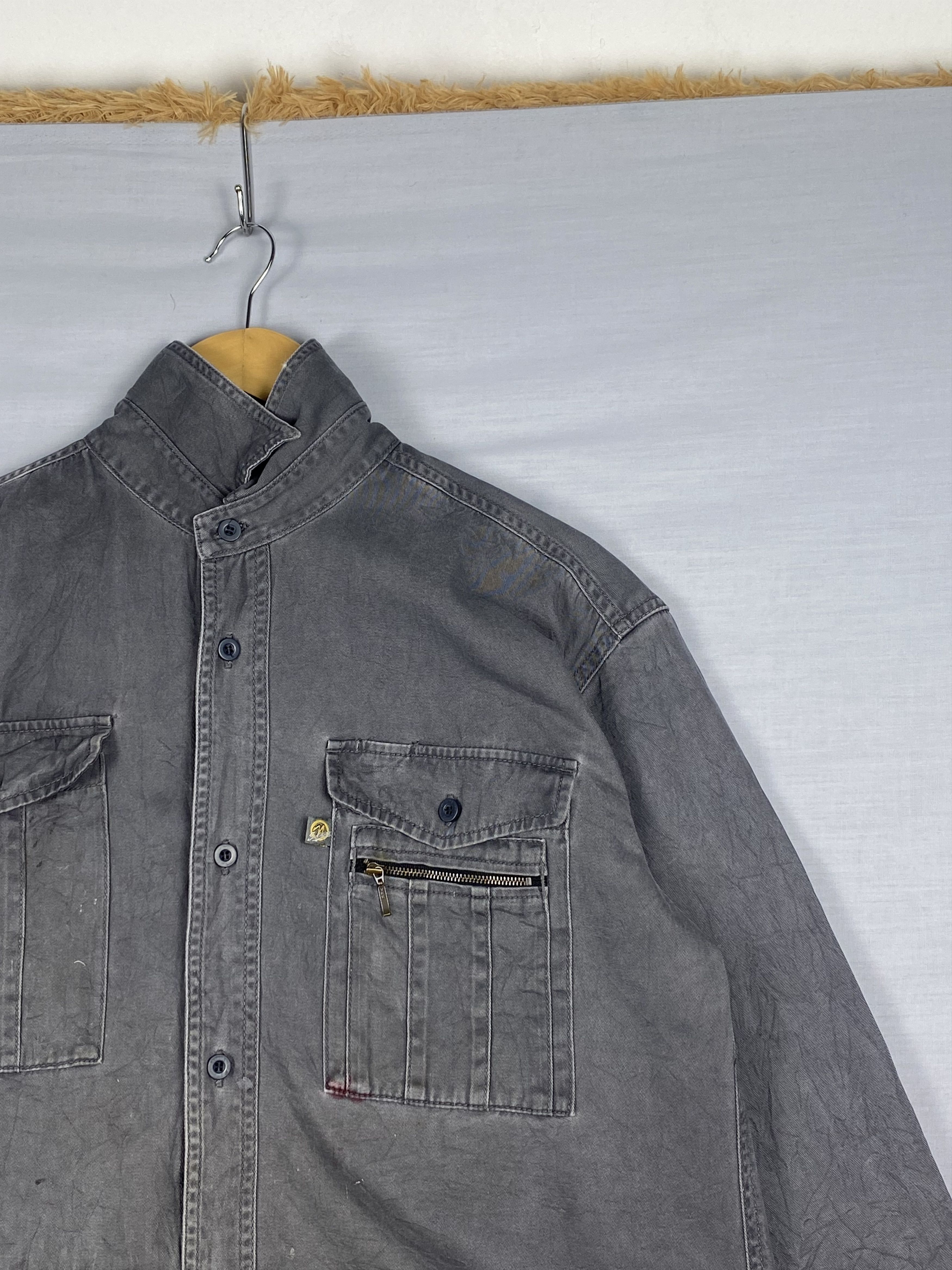 Japanese Brand Vintage Japanese Brand Button Up Twill Workwear Shirt Size US L / EU 52-54 / 3 - 4 Thumbnail