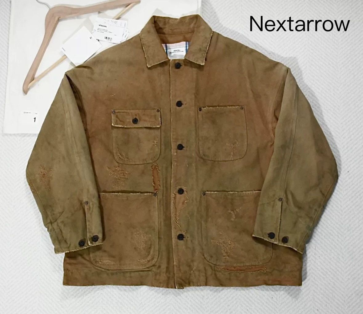 ジャケット・アウター visvim ict MACRAY COVERALL CRASH visvim VISVIM 24AW ICT MACRAY COVERALL CRASH Destruction