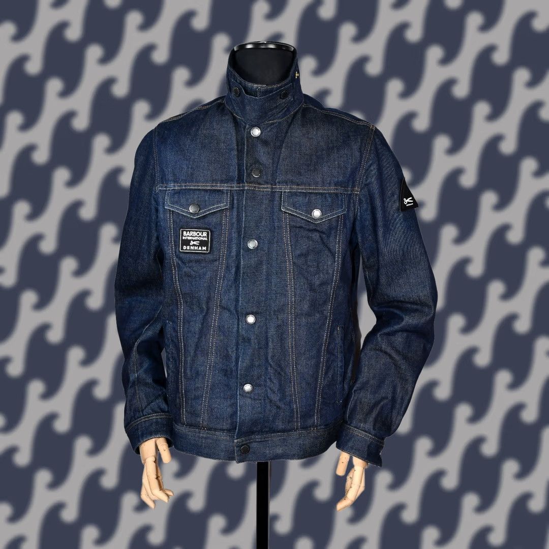 Barbour Barbour International X Denham X10 Year Anniversary Denim South Jacket L Men Regular Blue 100% Cotton Denim Jacket Jeans-style Vintage: No Size US L / EU 52-54 / 3 - 1 Thumbnail