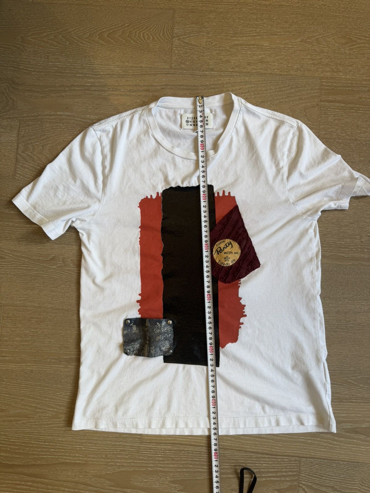 Maison Margiela Sz 48 Maison Margiela 16SS Come Party With Us Tee Archive Size US M / EU 48-50 / 2 - 5 Thumbnail