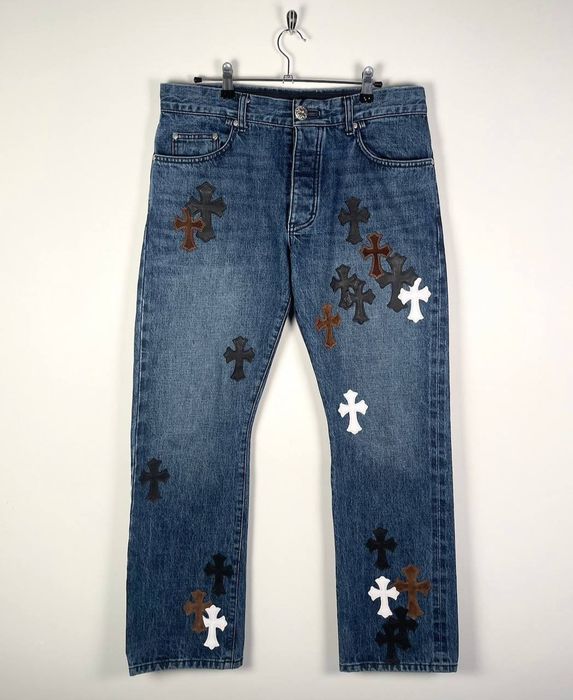 Chrome Hearts Chrome Hearts Denim Cross Patch Jeans