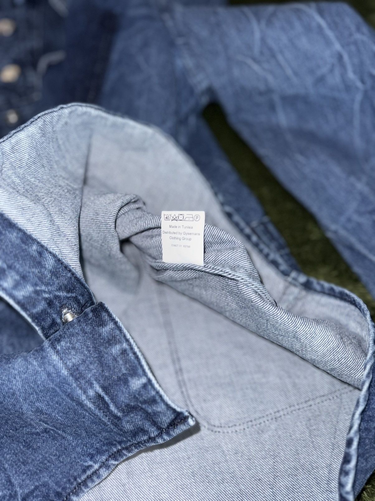 Namacheko [XL] Namacheko EVEH Oversized Silhouette Denim Shirt Indigo Size US XL / EU 56 / 4 - 5 Thumbnail