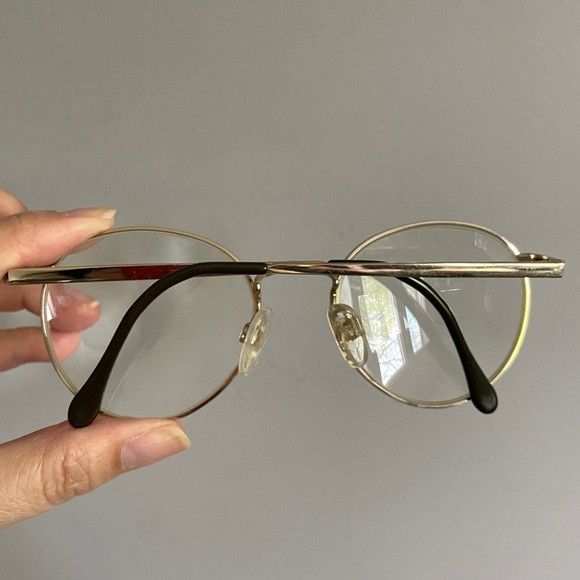 Other Vintage Luxottica Round Glasses Frames - 51-20-135 Size ONE SIZE - 9 Thumbnail