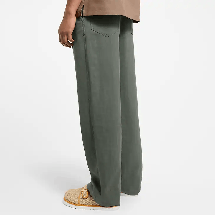 Louis Vuitton Light Linen Workwear Trousers Size 48S - 3 Thumbnail