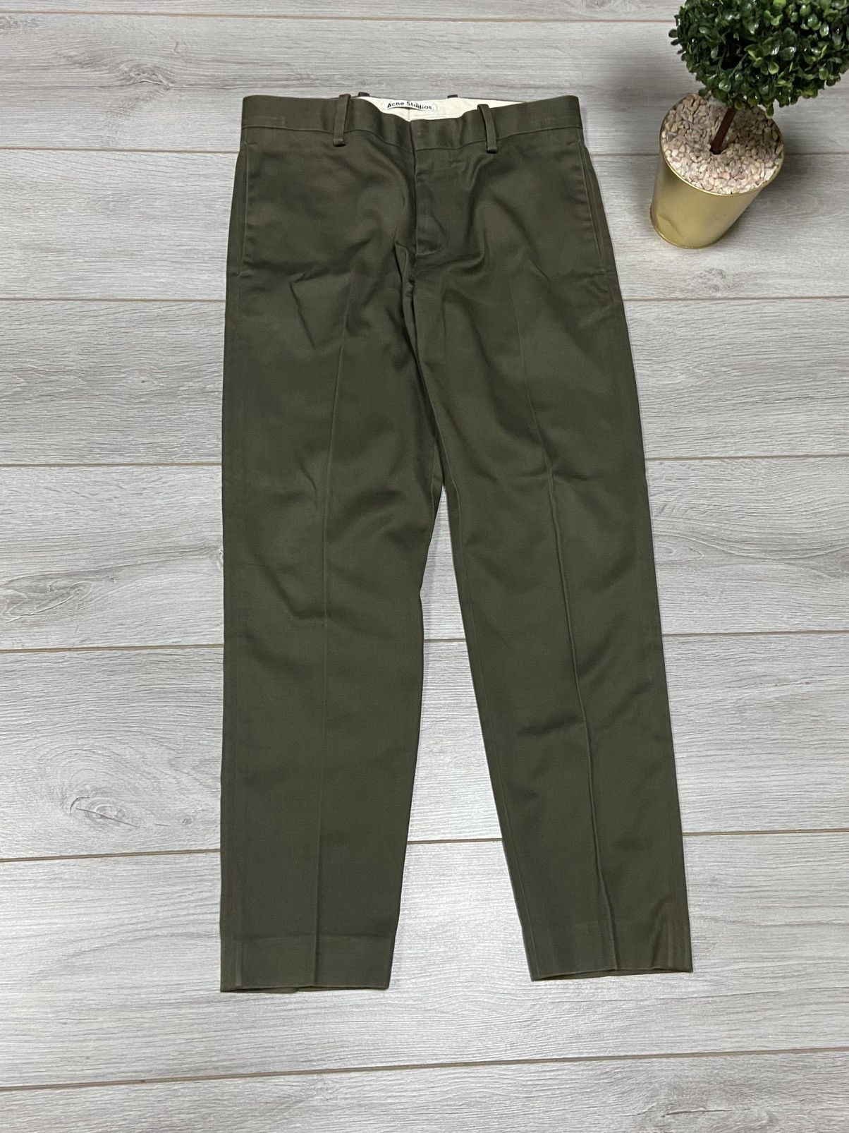 Acne Studios Acne Studios Cone Cotton chino Casual Pants trousers tapered Size US 30 / EU 46 - 3 Thumbnail