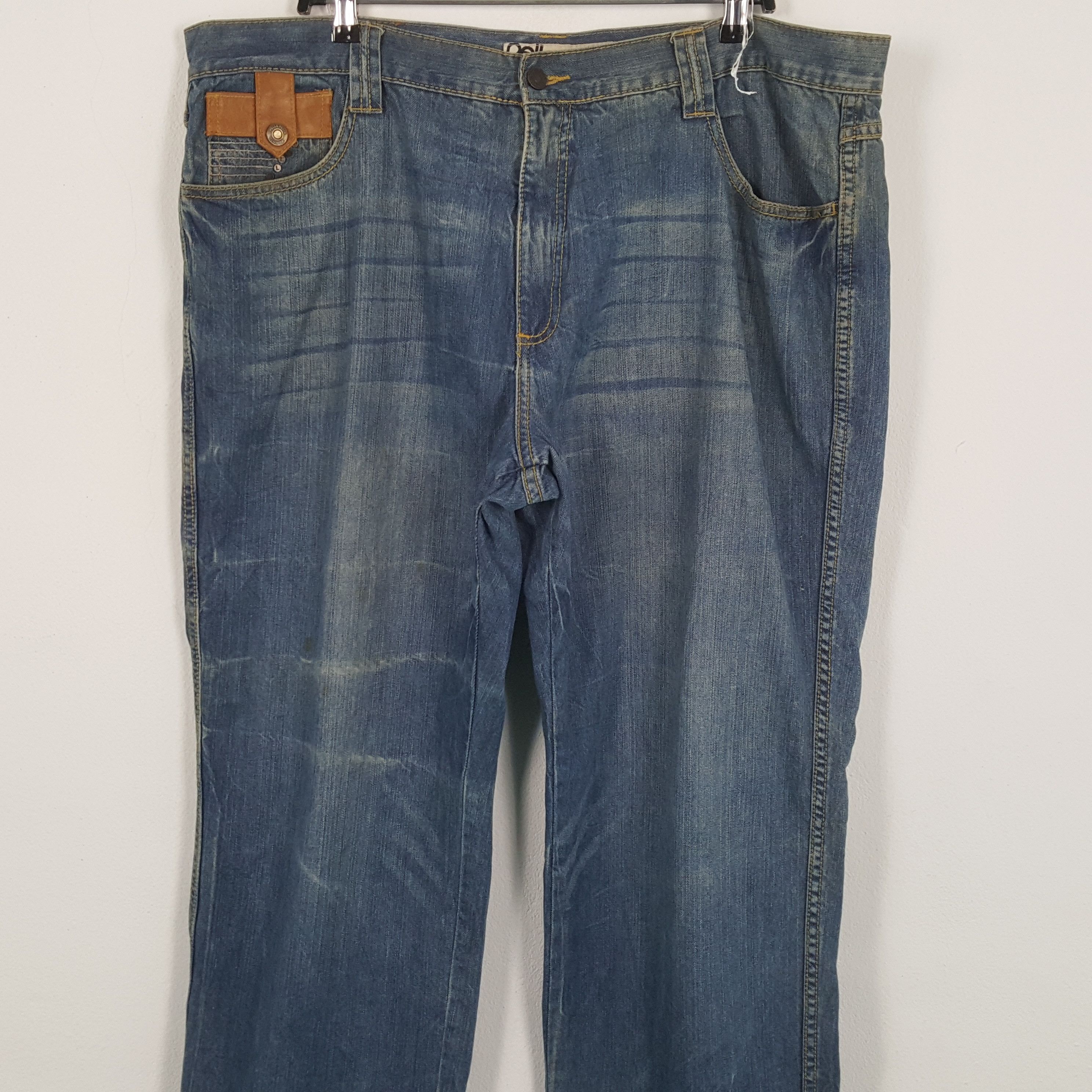 Pelle Pelle × Vintage PELLE PELLE Big Size Fashion Style Jeans Size US 42 / EU 58 - 5 Thumbnail