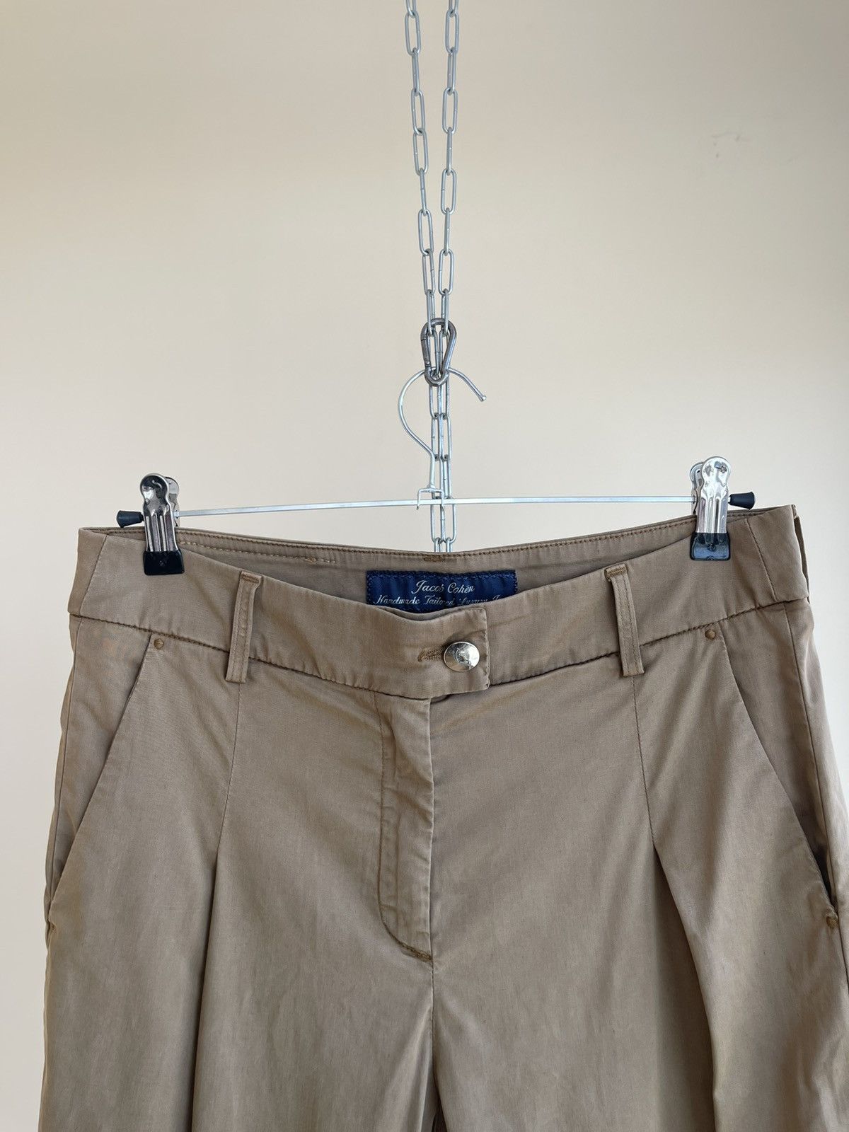 Jacob Cohen Jacob Cohen Lidia High Rise Straight Fit Pleated Capri Pants Size 28" / US 6 / IT 42 - 3 Thumbnail