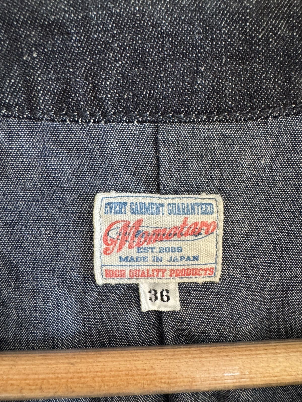 Momotaro Jeans Momotaro 11oz DENIM VEST - 04-063 Size US XS / EU 42 / 0 - 4 Thumbnail