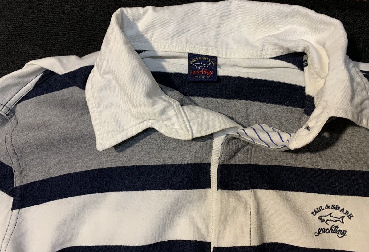 Paul & Shark Paul Shark Rugby Polo Shirt Striped Size XL Size US XL / EU 56 / 4 - 5 Thumbnail