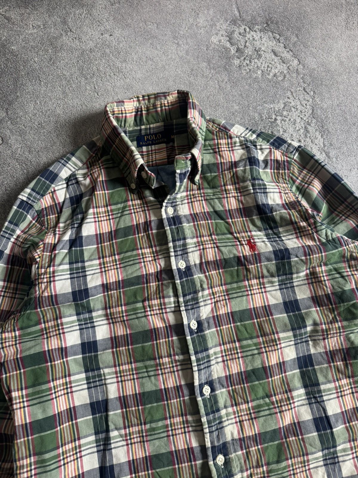 Polo Ralph Lauren Polo Ralph Lauren M chekered button up flannel over shirt Size US M / EU 48-50 / 2 - 2 Thumbnail