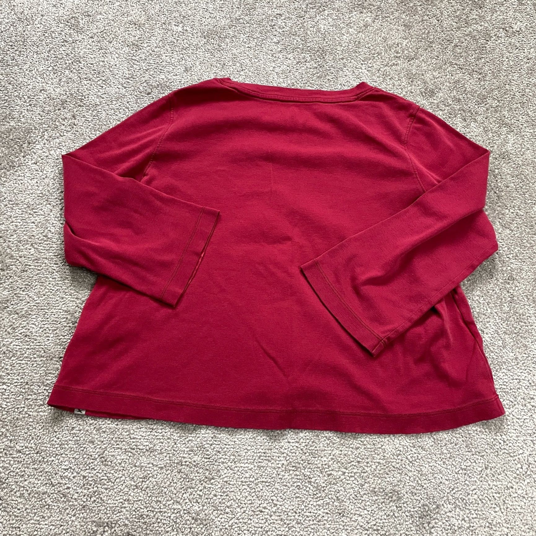 Eddie Bauer Vintage Eddie Bauer Crop T-Shirt Women’s 3/4 Sleeve Cotton Red Casual Top M Size M / US 6-8 / IT 42-44 - 2 Thumbnail