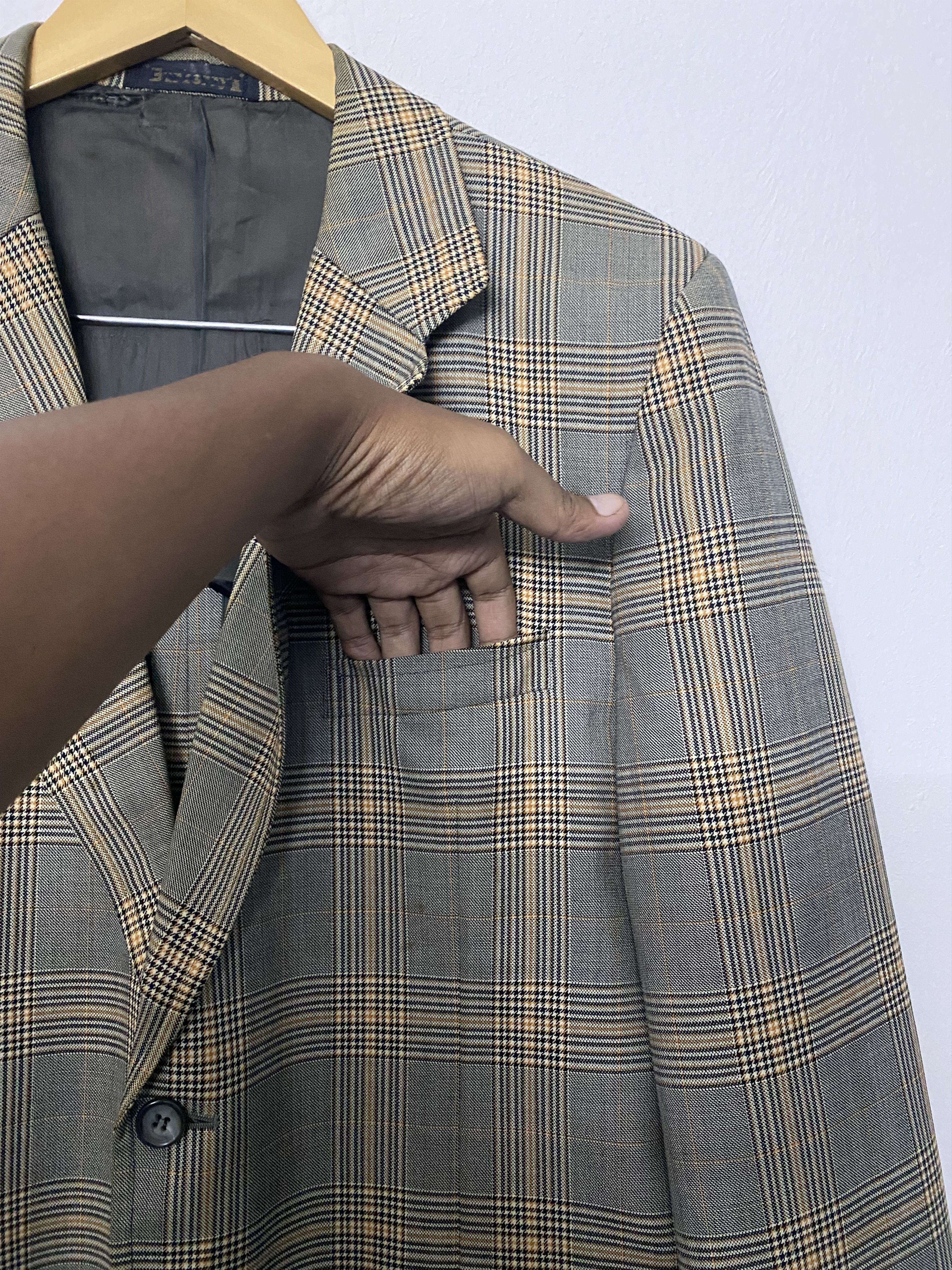 Burberry Prorsum Vintage 80s Burberrys Japan Sanyo Shokai Check Plaid Blazer Size US M / EU 48-50 / 2 - 7 Thumbnail