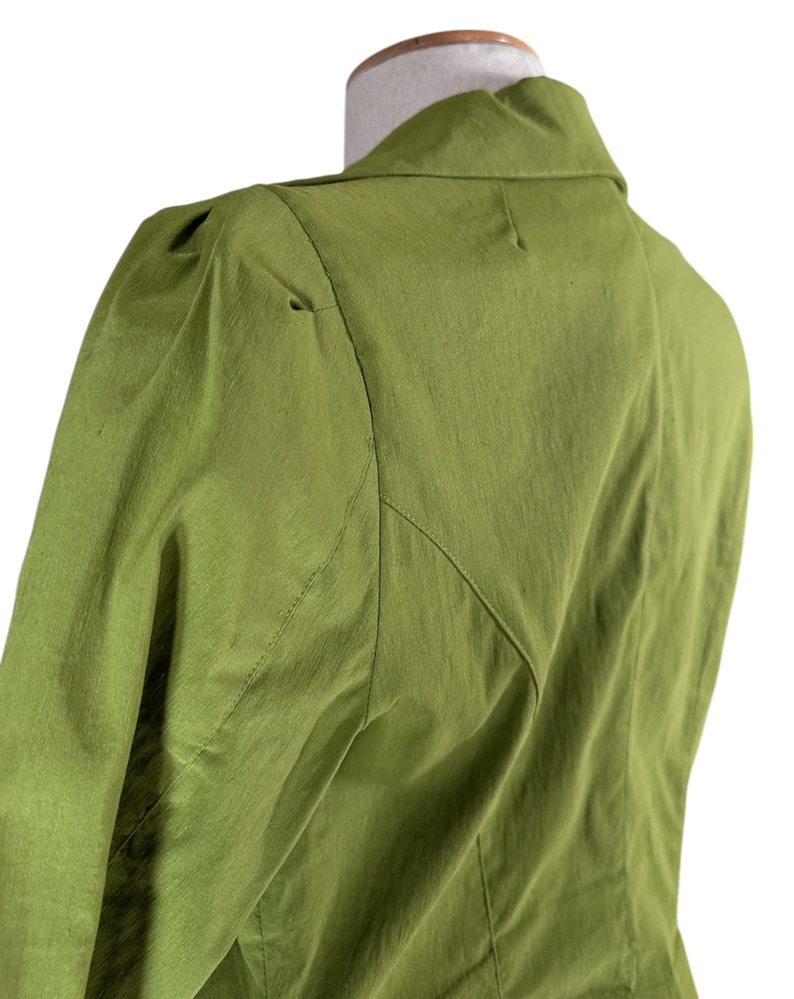 plein sud Green linen blazer Size M / US 6-8 / IT 42-44 - 7 Thumbnail