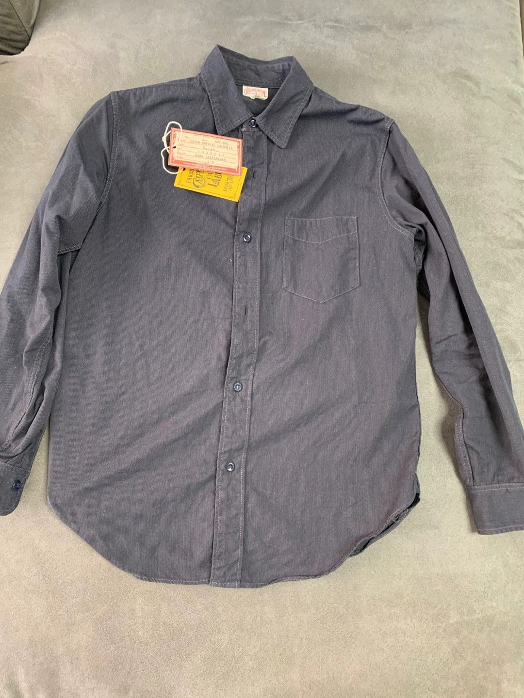 Freewheelers Freewheelers Old black striped shirt Size US M / EU 48-50 / 2 - 1 Thumbnail