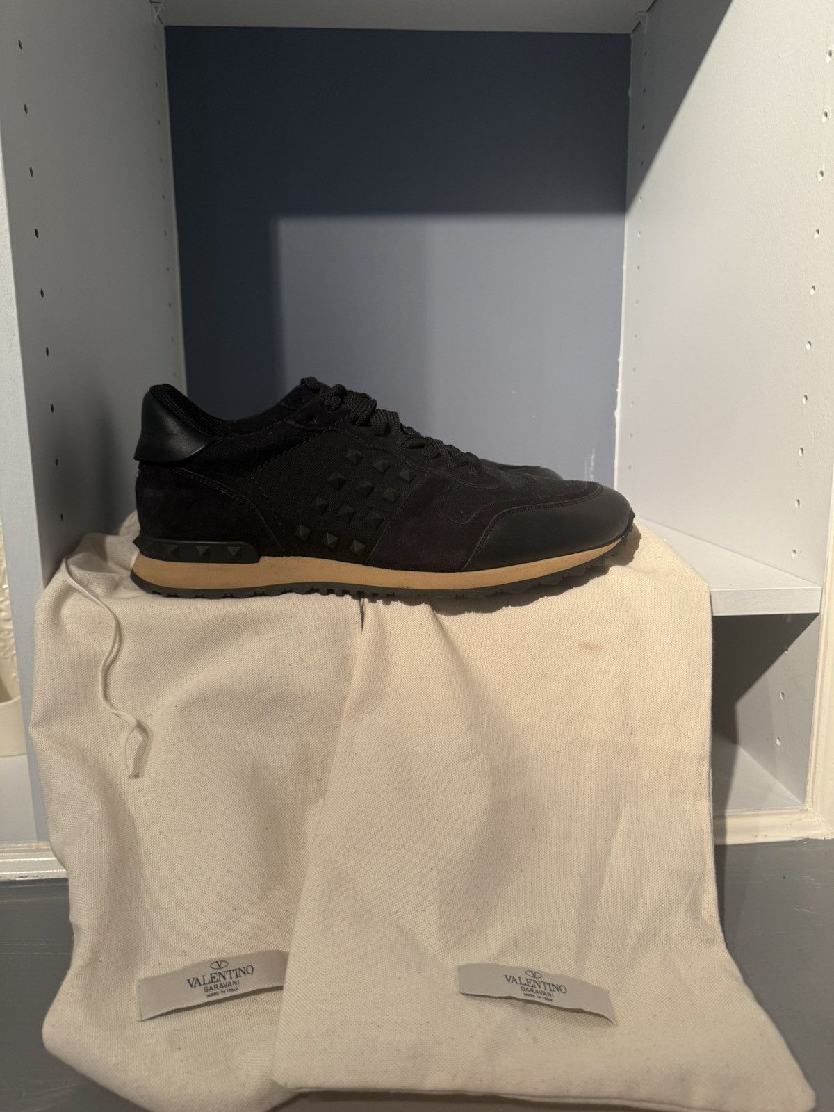 Valentino Garavani Rockstud Sneaker Black 43 (10)