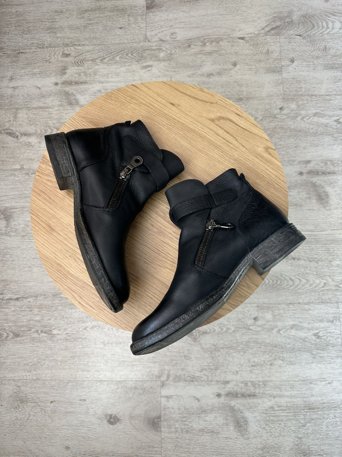 Other Vintage Lavorazione Artigiana Hand Made Woman Ankle Boots Size US 8 / IT 38 - 4 Thumbnail