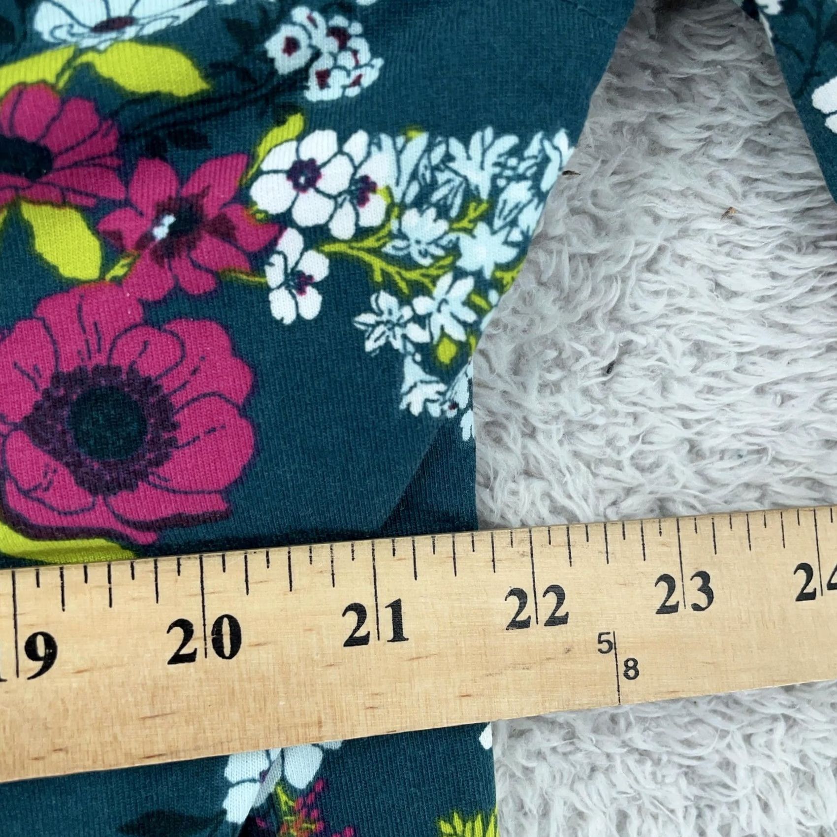 Vintage LuLaRoe Erin Shirt Womens XL Green Floral Long Sleeve Tunic Crew Neck Size XL / US 12-14 / IT 48-50 - 4 Thumbnail