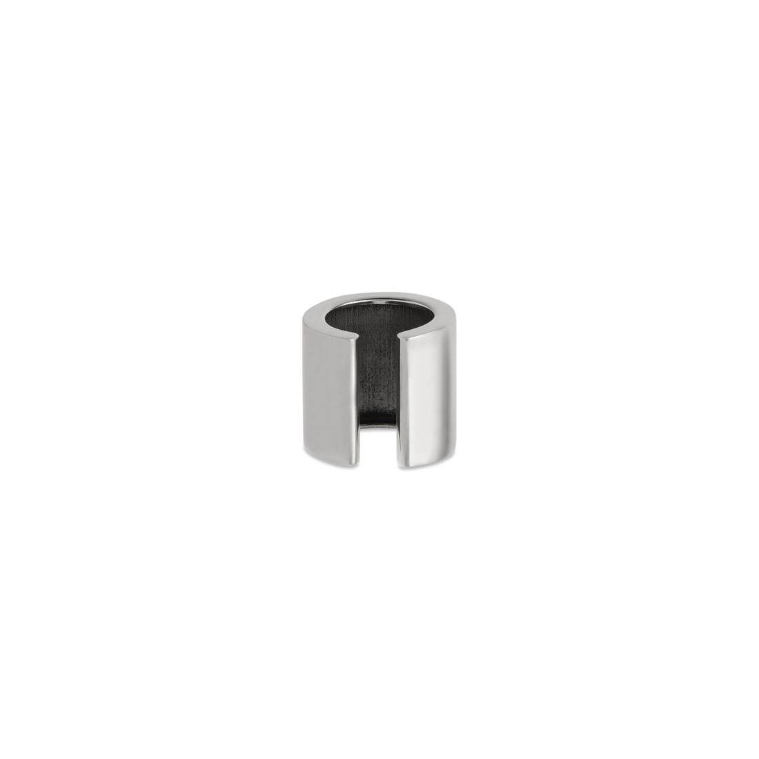 Balenciaga o1srvl11e0825 Size: 52 / Garage Ear Cuff in Silver Size ONE SIZE - 3 Thumbnail