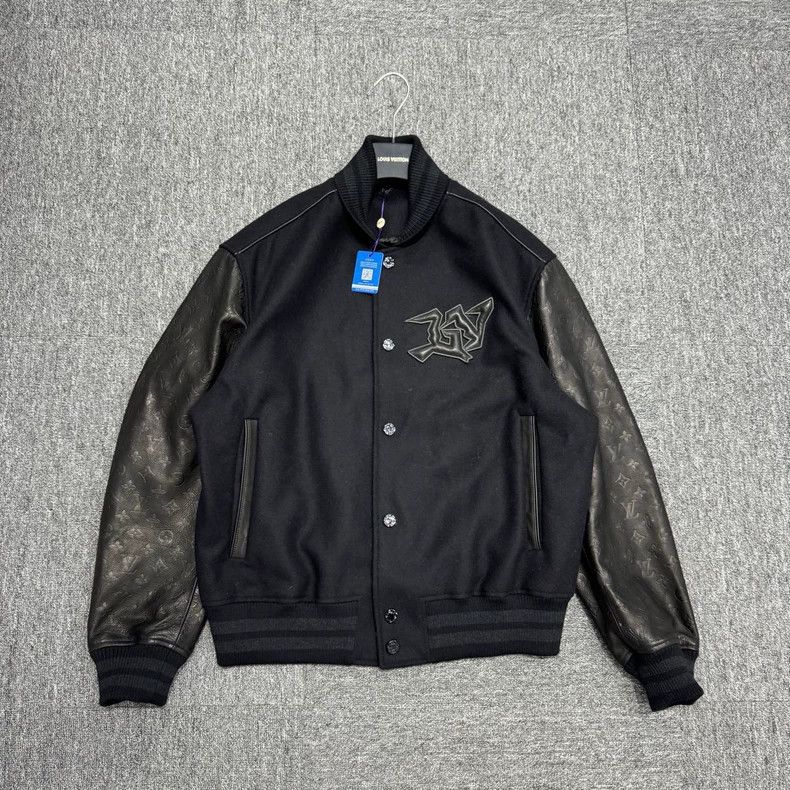 Louis Vuitton louis vuitton Embossed presbyopic baseball uniform jacket Size US M / EU 48-50 / 2 - 1 Thumbnail