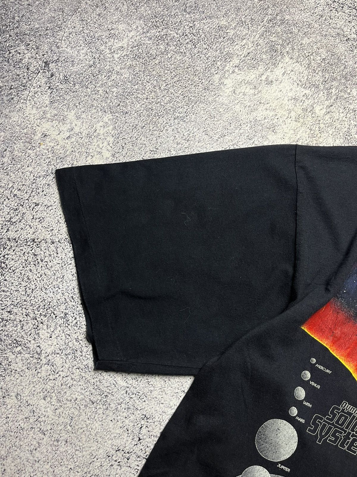 Vintage 1990 Vintage Peter Kull Solar System Graphic T-Shirt 90s Size US XL / EU 56 / 4 - 4 Thumbnail