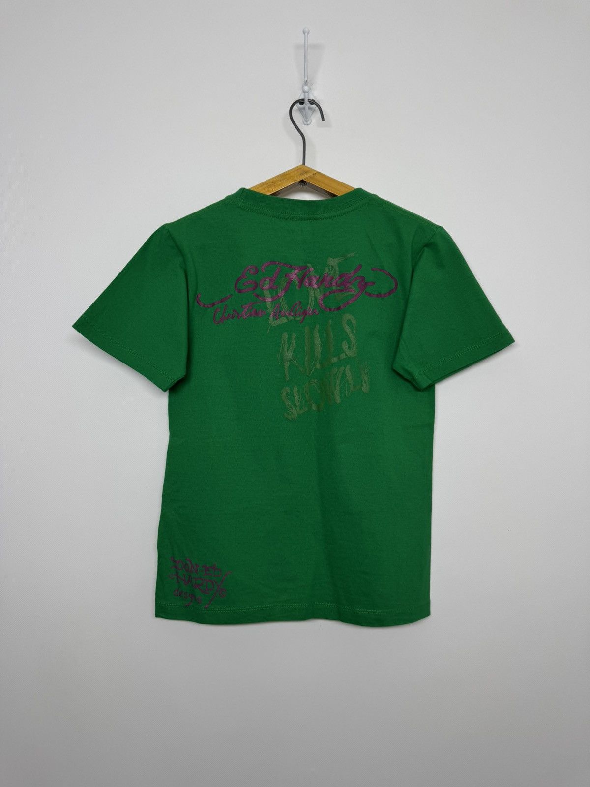 Ed Hardy Vintage Y2k Rare Ed Hardy T-Shirt 00’s Size S / US 4 / IT 40 - 3 Thumbnail