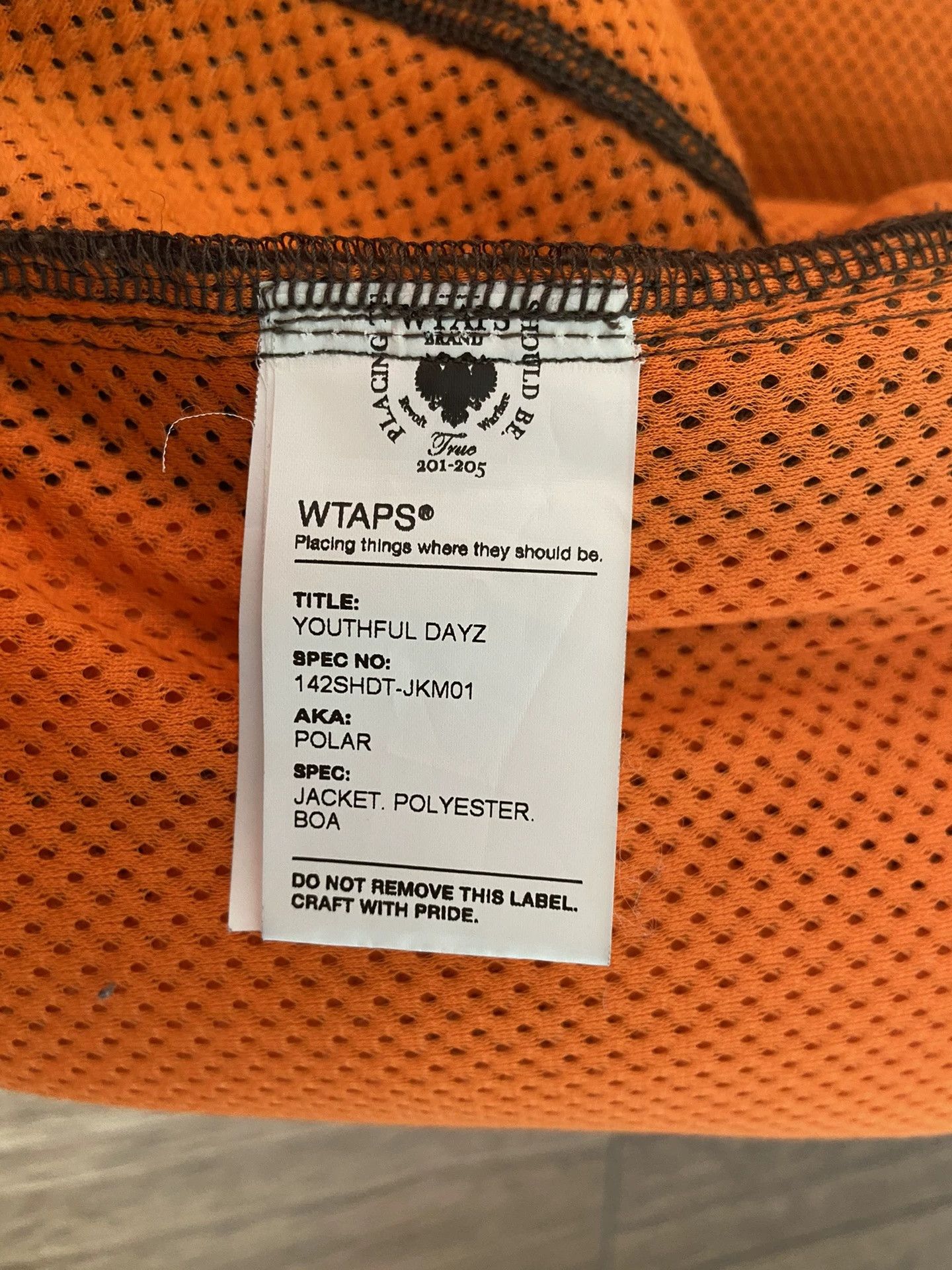 Wtaps WTAPS 14AW Polyester Boa Polar Jacket Size US L / EU 52-54 / 3 - 4 Thumbnail