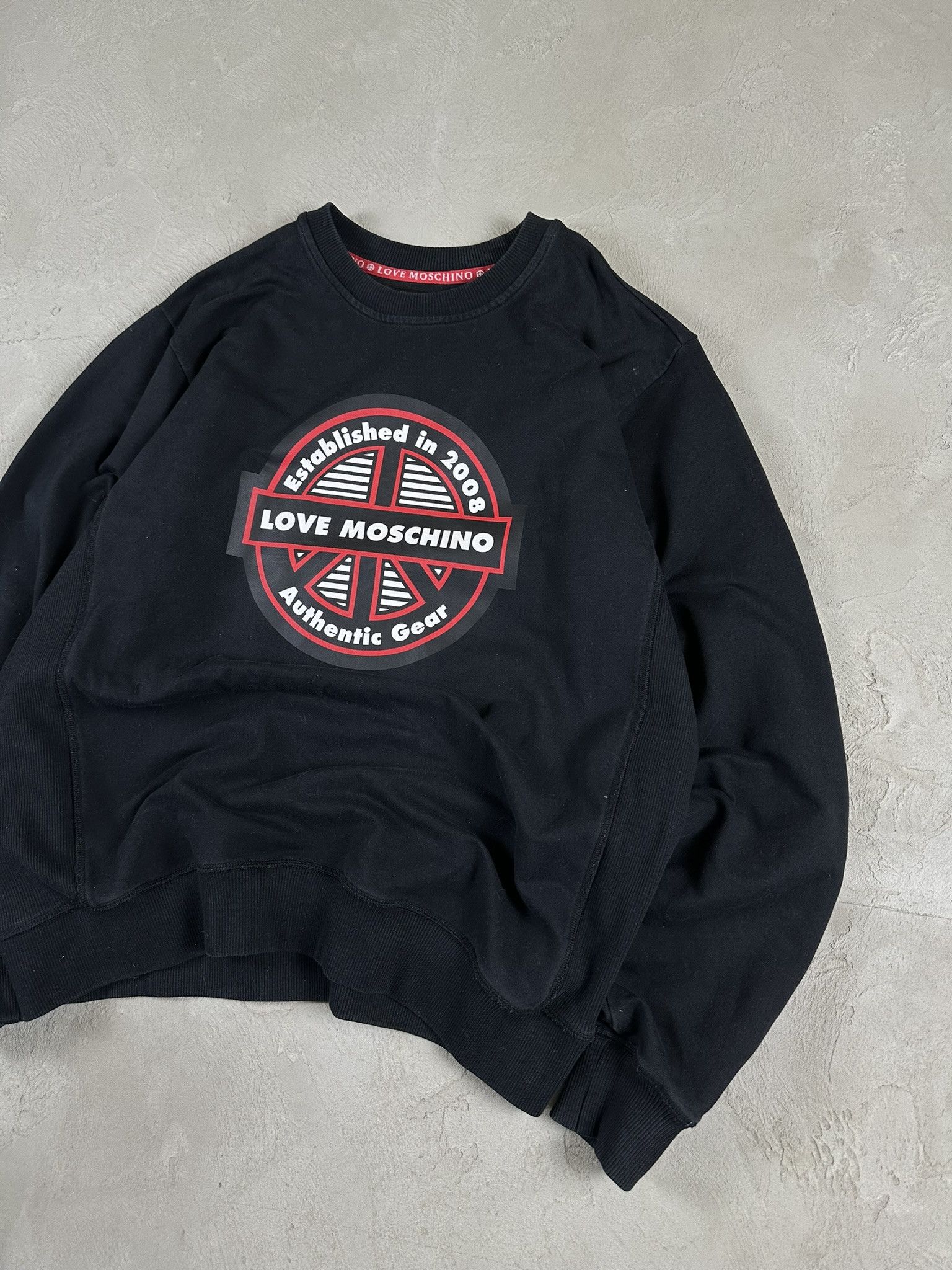 Moschino Love Moschino Big Logo Graphic Sweatshirt Crewneck Size US XL / EU 56 / 4 - 3 Thumbnail