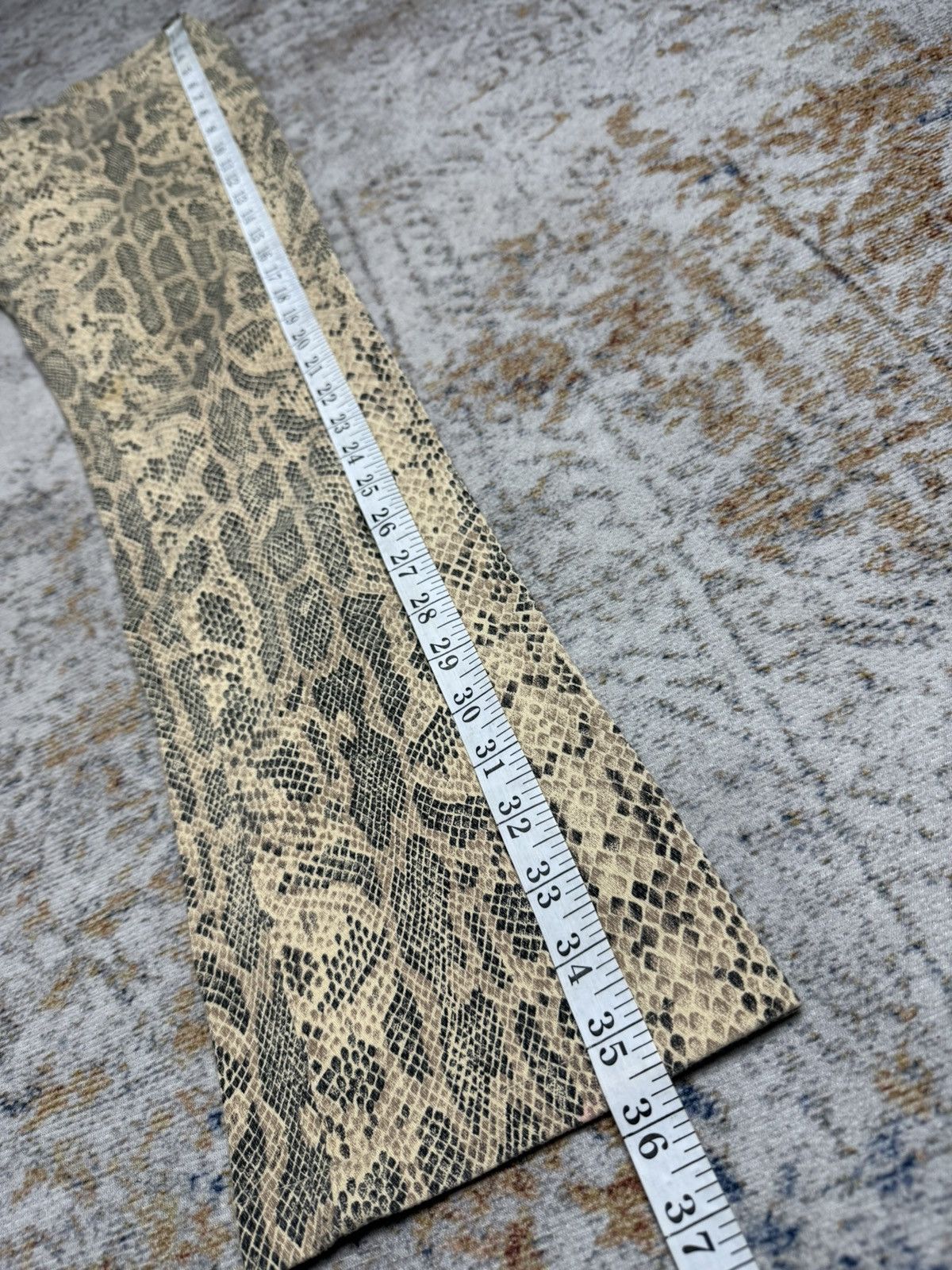 Tornado Mart Cimarron snake skin y2k style pants Size US 26 / EU 42 - 14 Thumbnail