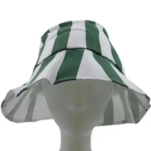 Designer Green White Hat Size ONE SIZE - 1 Thumbnail