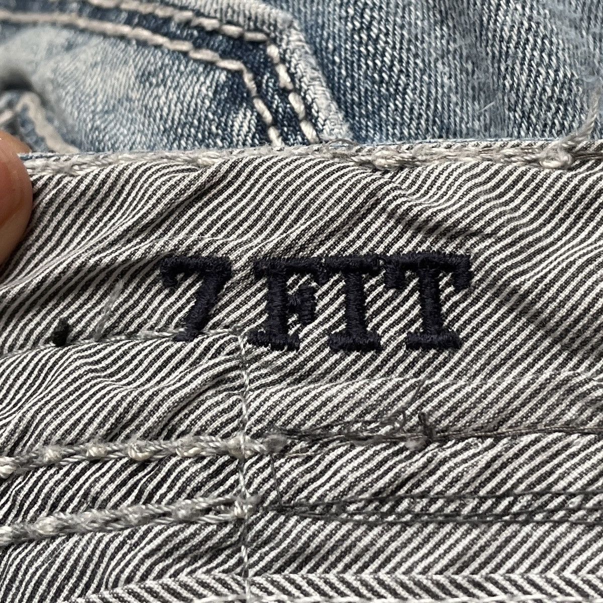 Japanese Brand × Vintage Vintage Japanese Brand Buckle Black Jeans 2000s Size US 32 / EU 48 - 13 Thumbnail