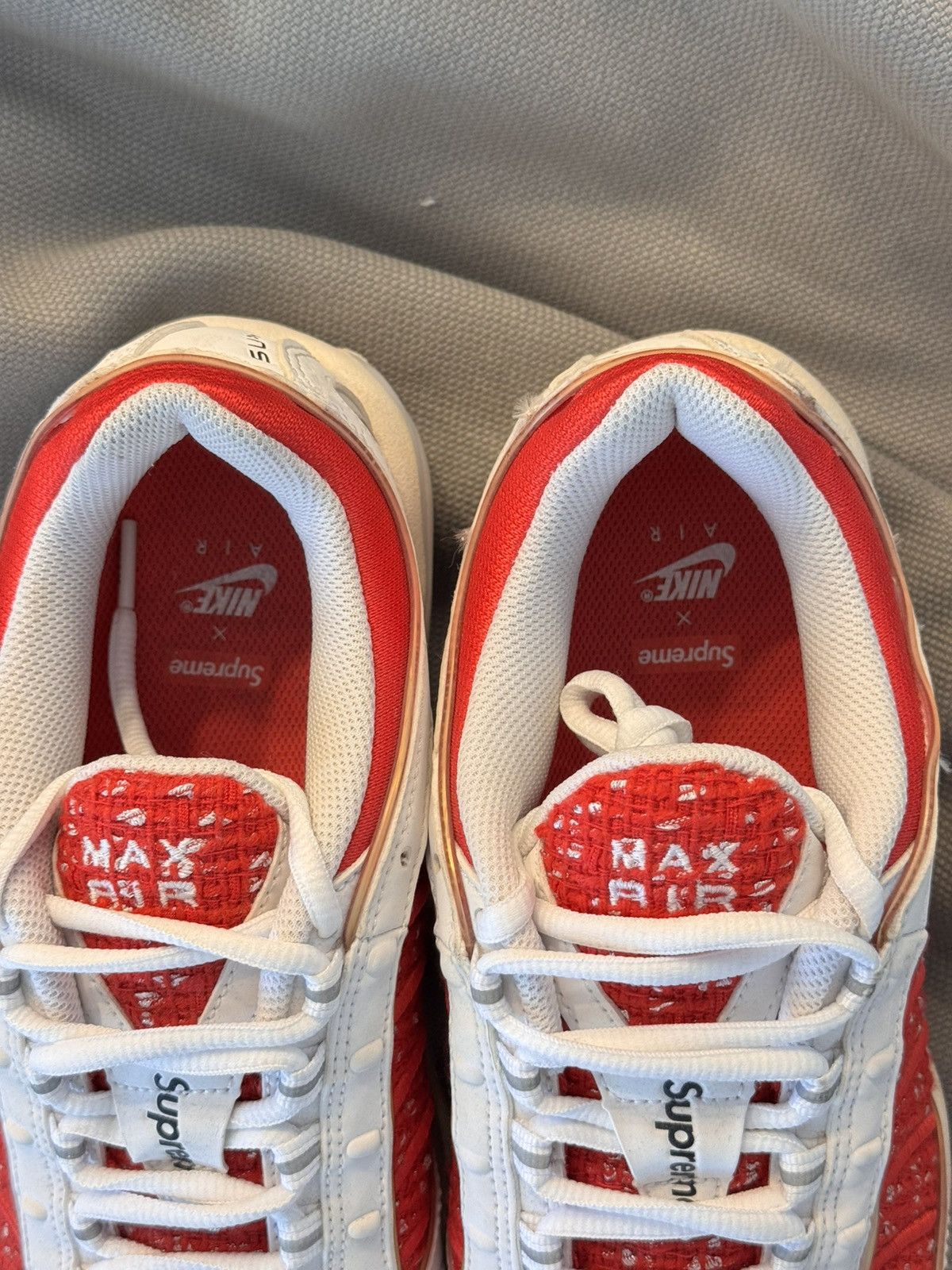 Nike × Supreme Nike Air Max Tailwind 4 x Supreme Shoes Size US 9 / EU 42 - 3 Thumbnail