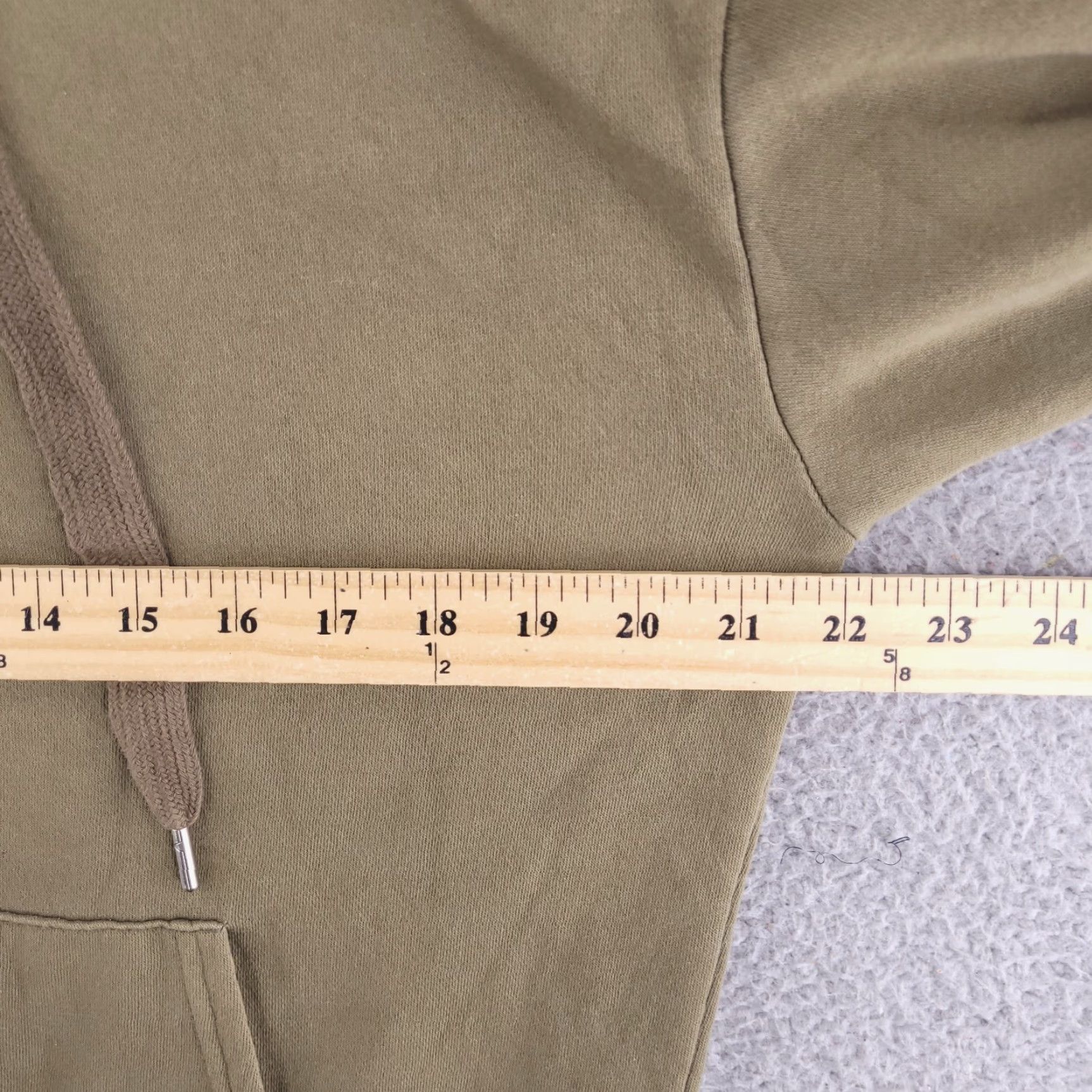 Forever 21 FOREVER 21 Hoodie Men Small Olive Green Baggy Fit Sweatshirt Distressed Size US S / EU 44-46 / 1 - 5 Thumbnail