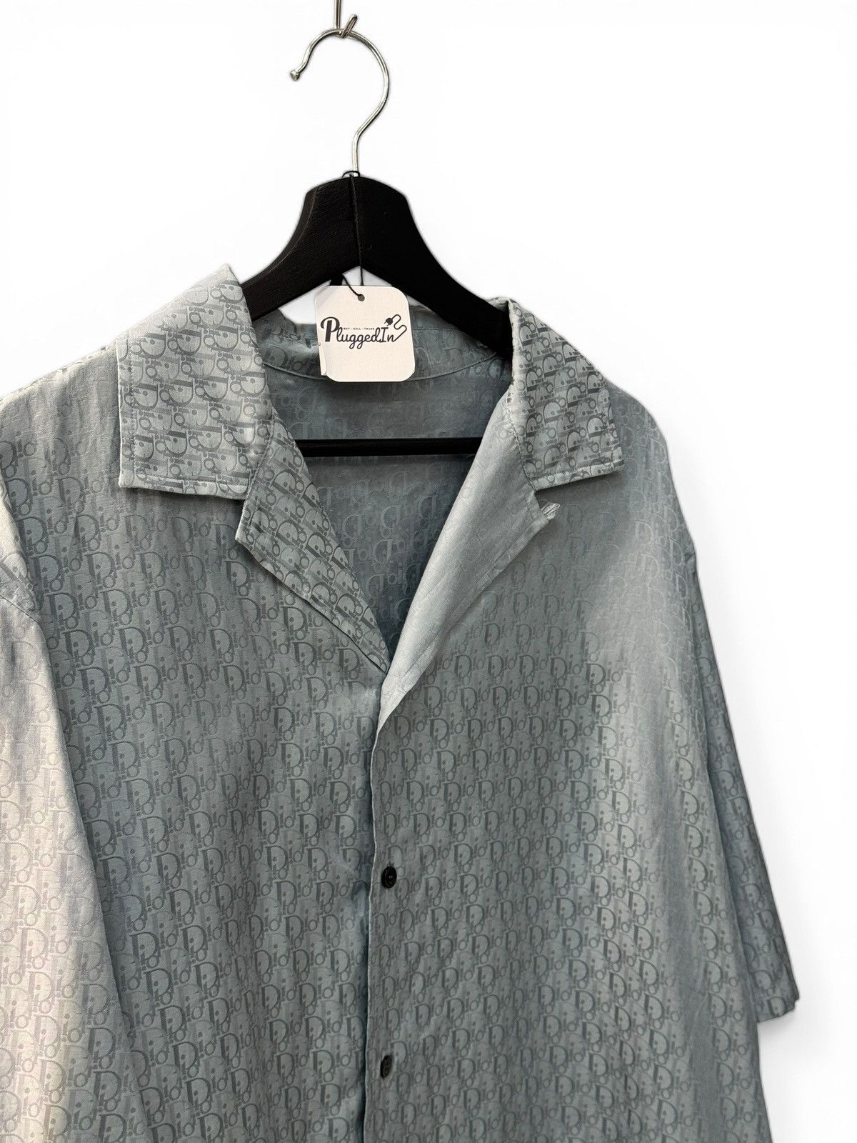 Dior Oblique Silk Button Up Top and Bottoms