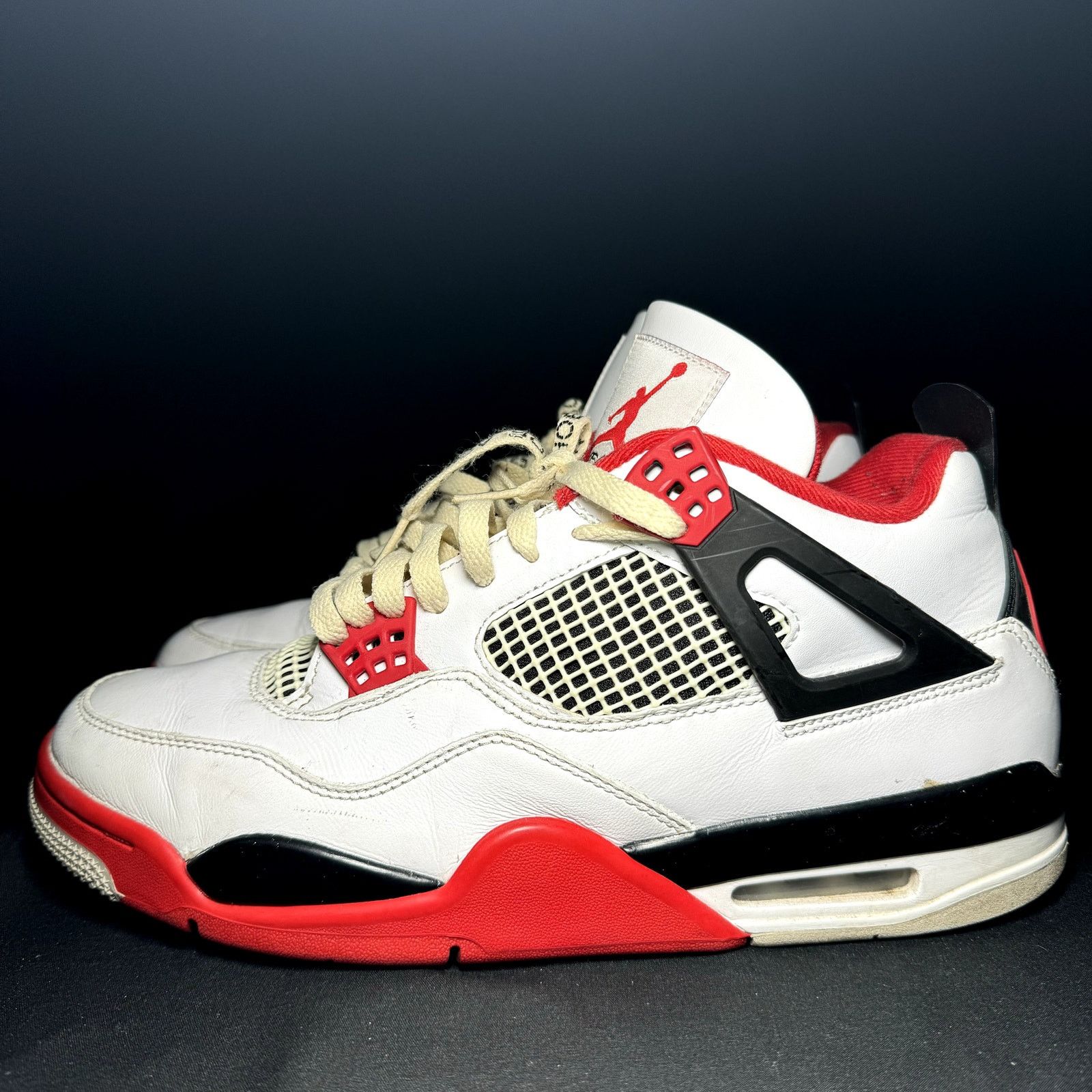 Jordan Brand × Nike Size 11 - Nike Air Jordan 4 Retro OG Fire Red Men's Shoes Size US 11 / EU 44 - 8 Thumbnail