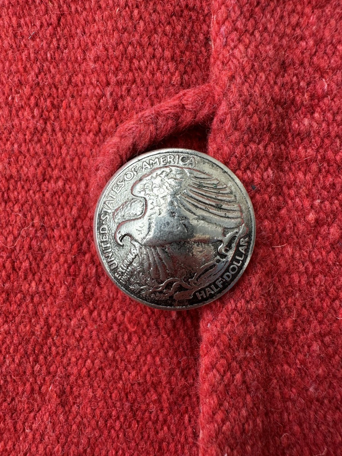 Indian Motorcycle 30s Ortega Wool Chimayo Blanket Native Americana Concho vest Size US L / EU 52-54 / 3 - 5 Thumbnail