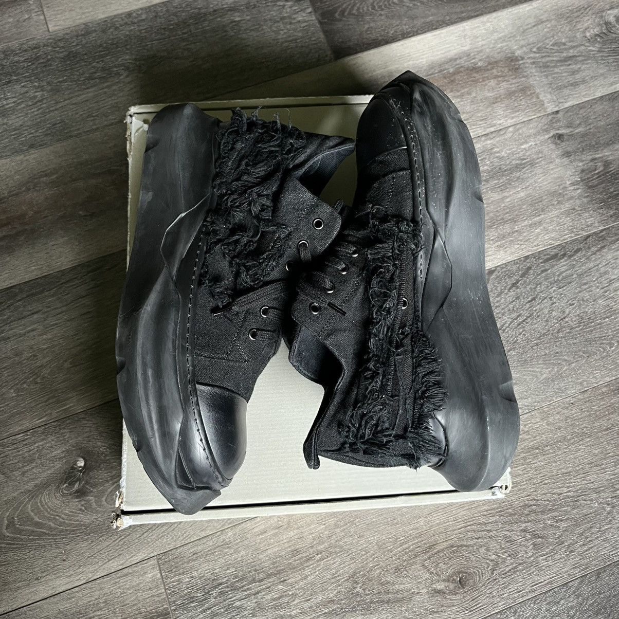Rick Owens Drkshdw Rick Owens DRKSHDW S/S 2021 Abstract Destroyed Low Sneakers Size US 11.5 / EU 44-45 - 4 Thumbnail