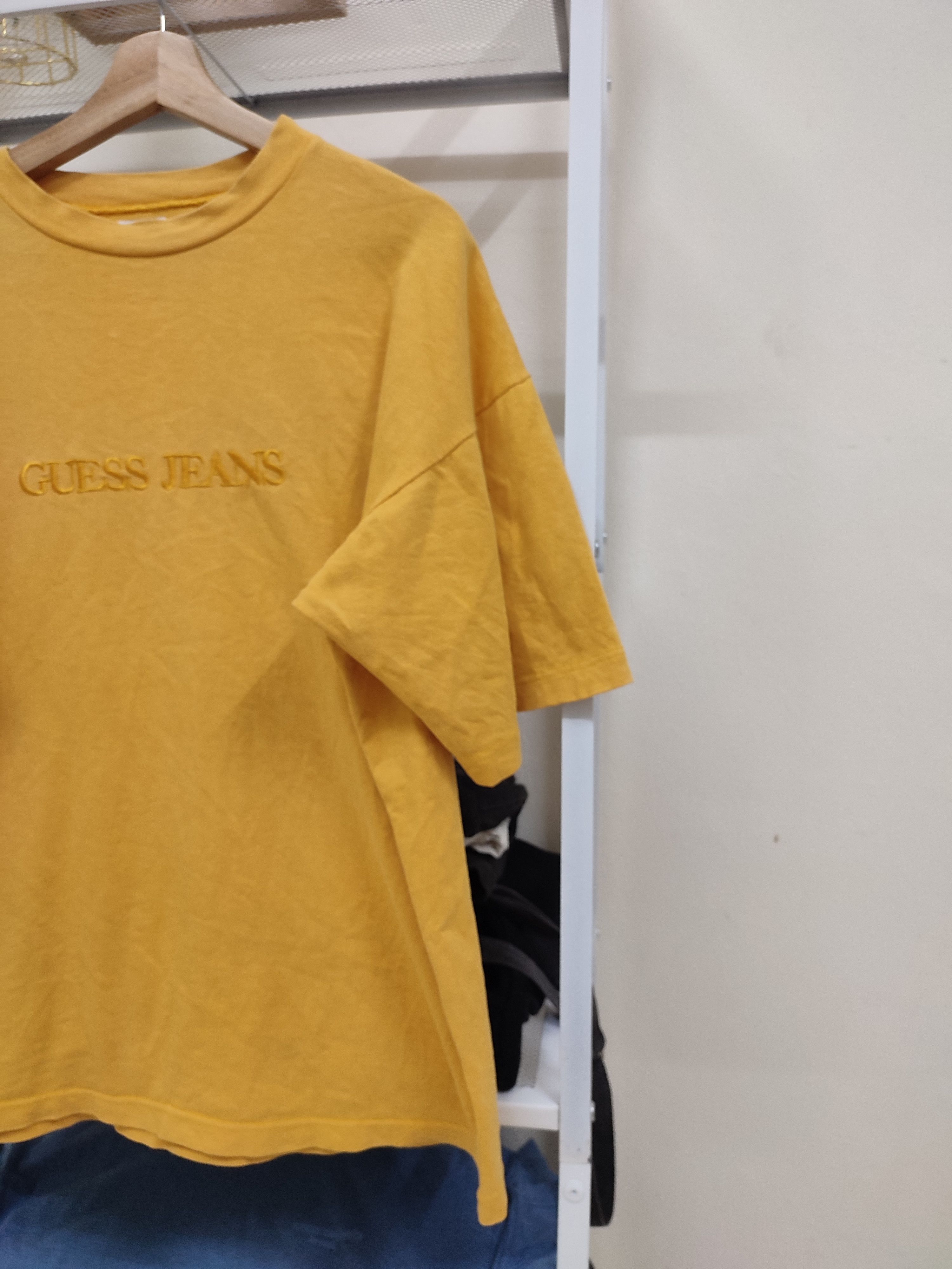 Guess 💥 90s Guess Spell Out Jeans Embroidered Tees Size US M / EU 48-50 / 2 - 4 Thumbnail